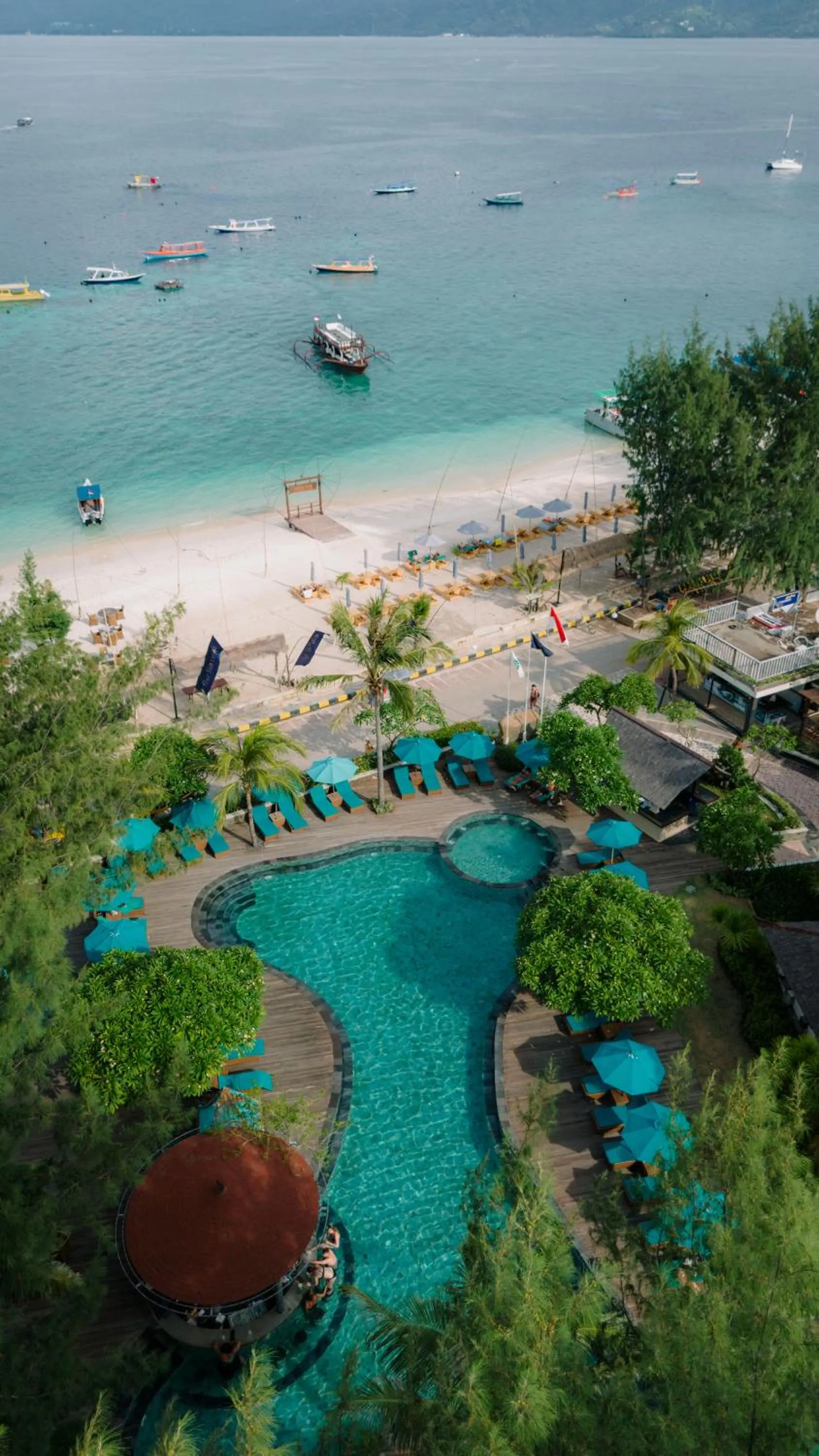 Natural landscape in Vila Ombak