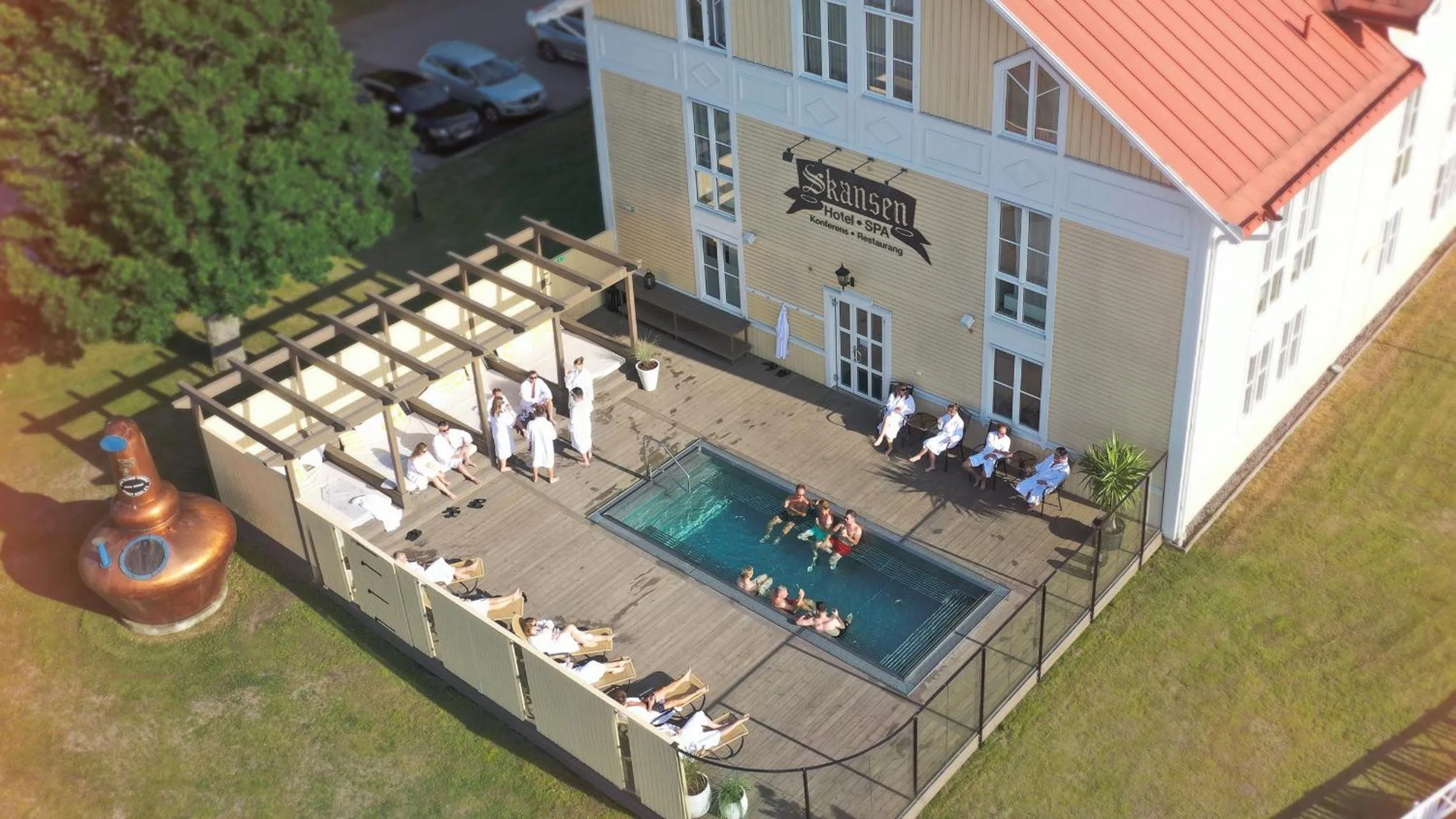 Spa and wellness centre/facilities in Hotel Skansen