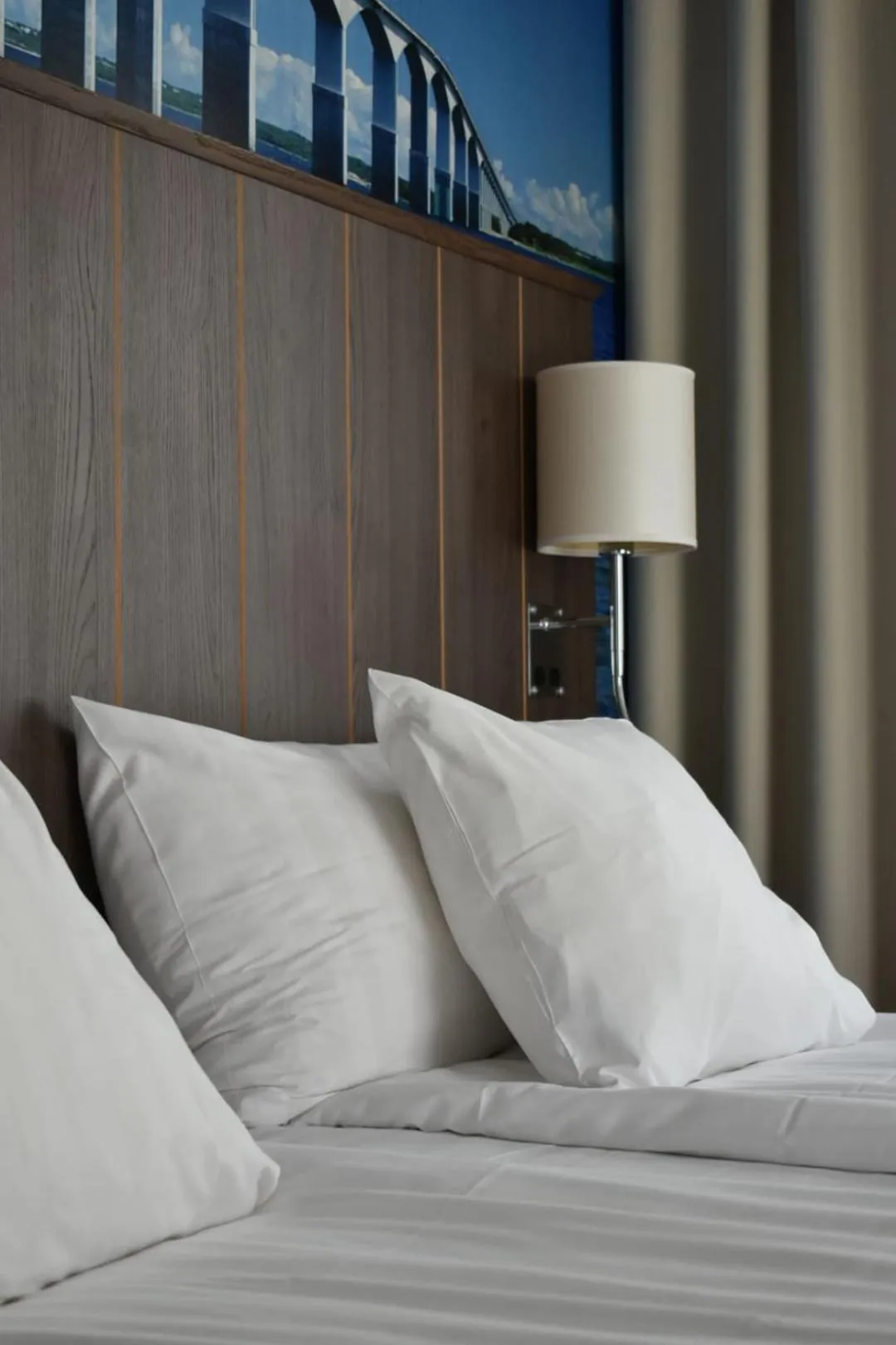 Decorative detail, Bed in Hotel Skansen