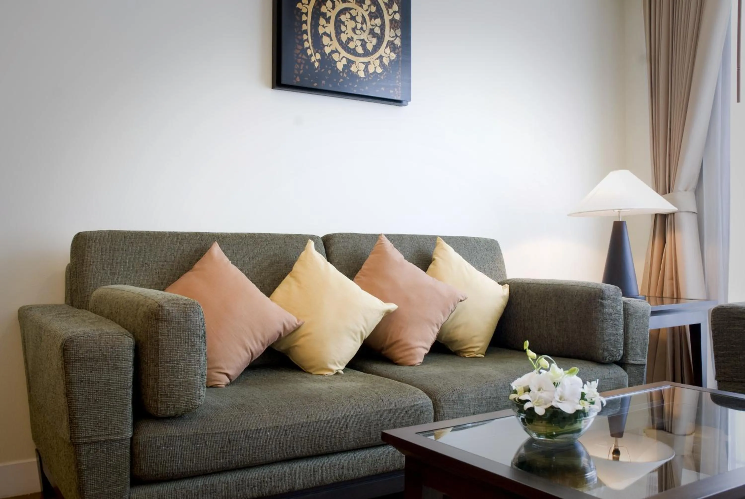 Living room in Cape Racha Hotel