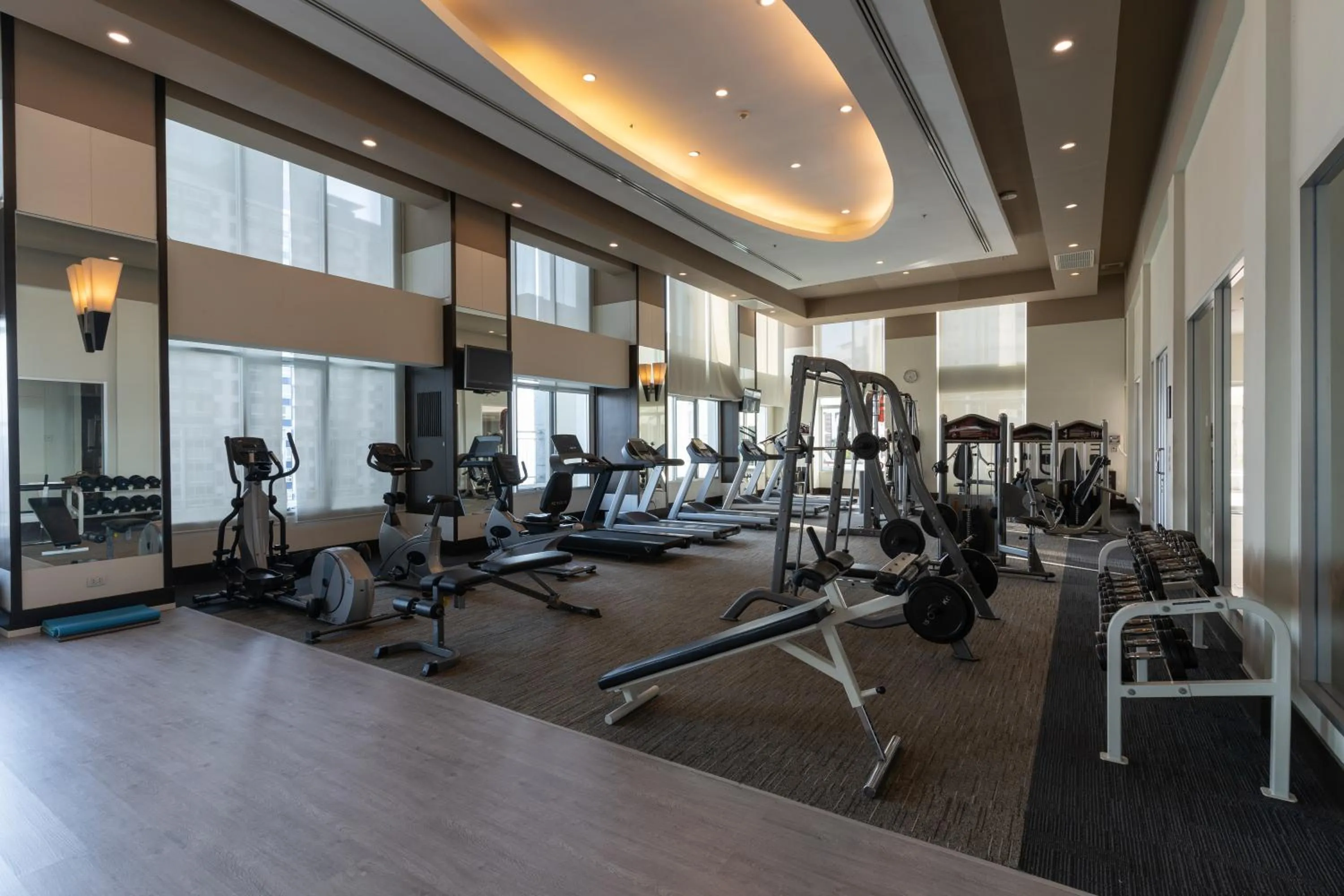 Fitness centre/facilities in Cape Racha Hotel