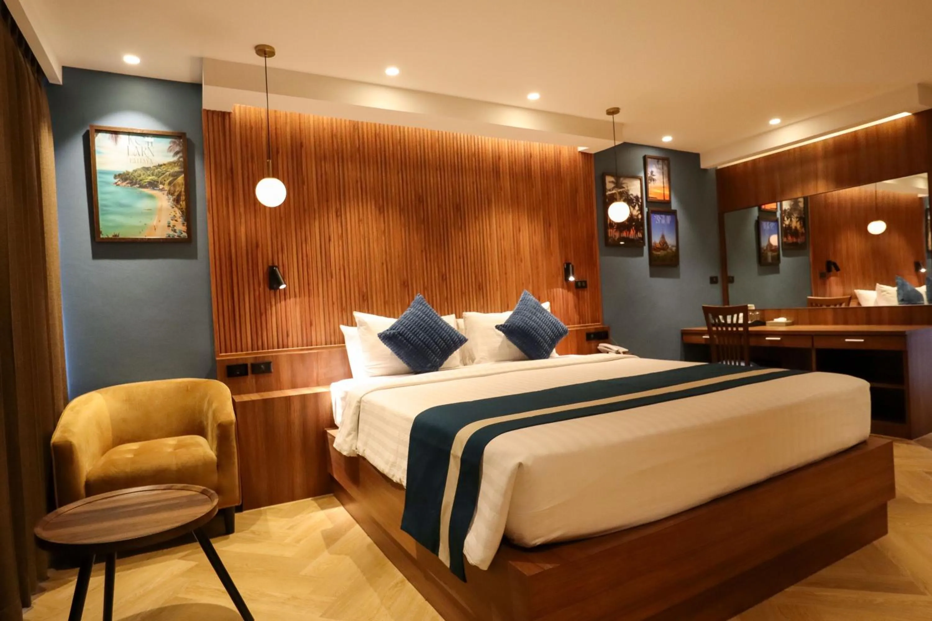 Bedroom, Bed in Baywalk Residence Pattaya