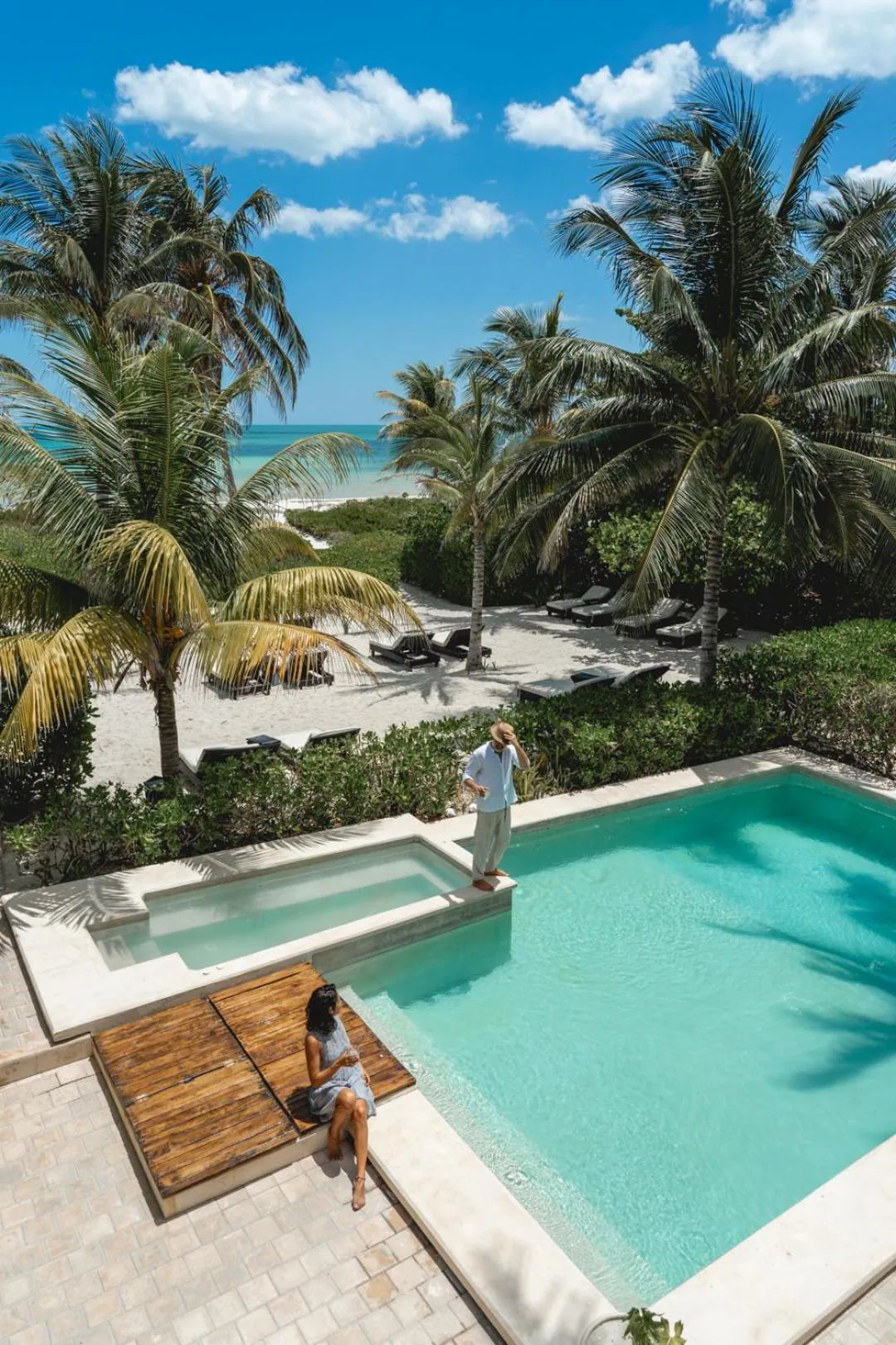 Swimming pool in Hotel La Casa Cielo solo adultos