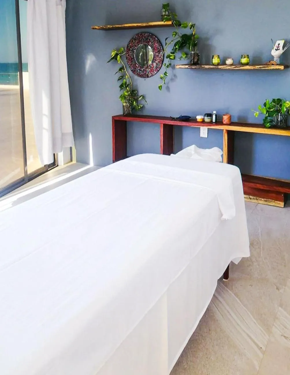 Bed in Hotel La Casa Cielo solo adultos