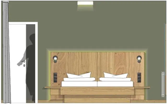 Comfort Double Room with Balcony - single occupancy in Weinhotel Pfeffer & Salz Comfort Double Room with Balcony - single occupancy in Weinhotel Pfeffer & Salz