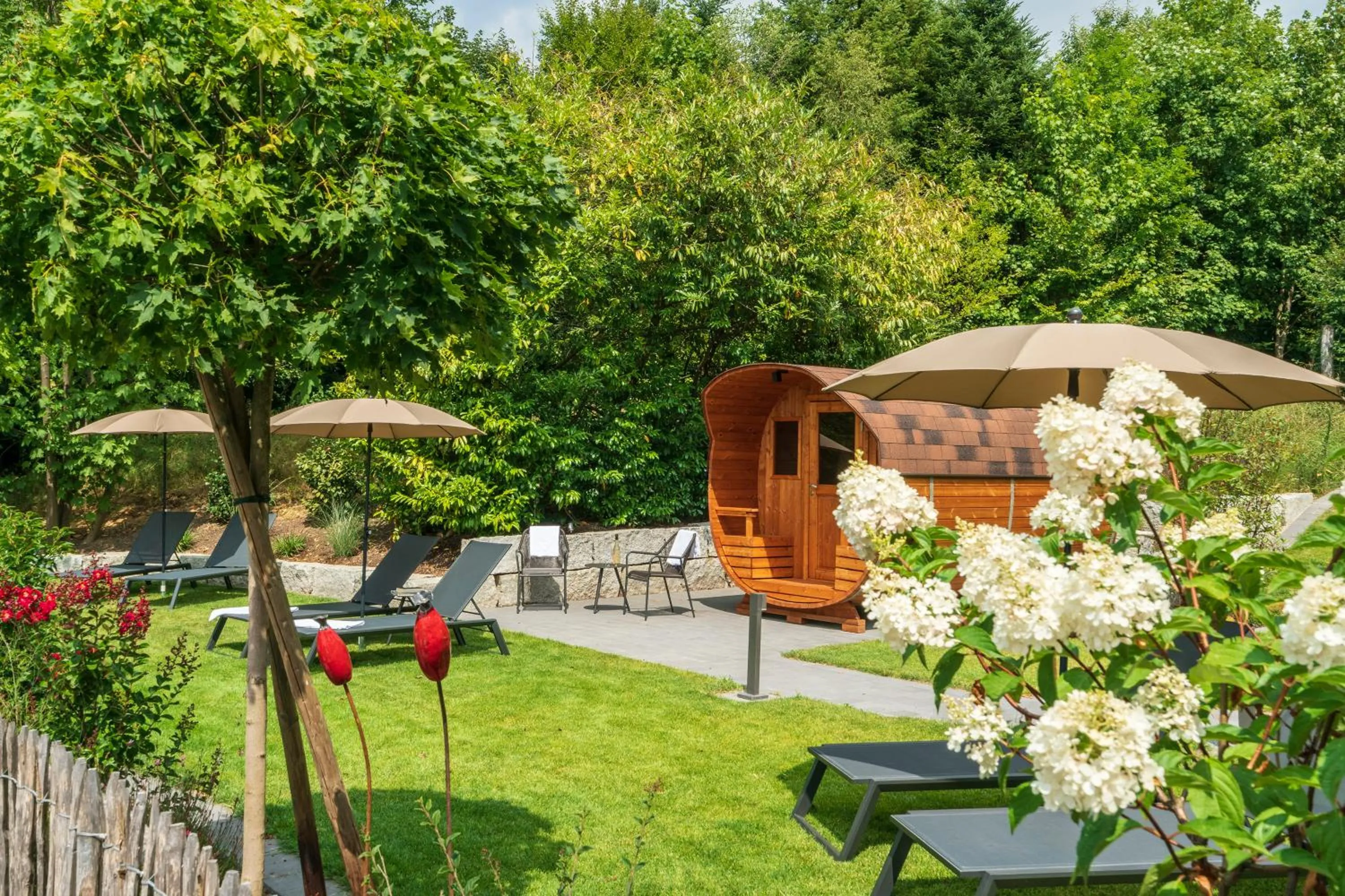 Sauna in Weinhotel Pfeffer & Salz