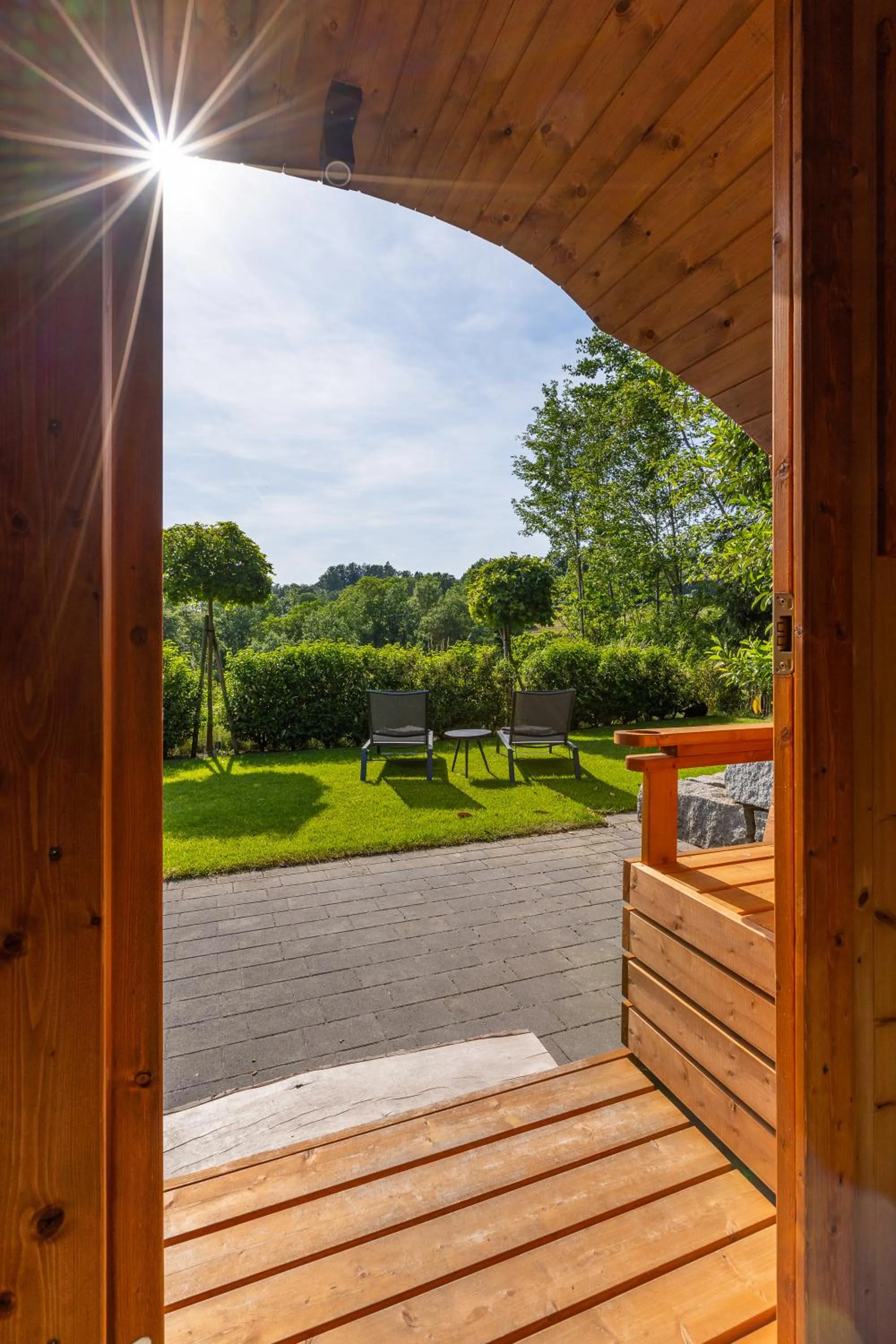 Sauna in Weinhotel Pfeffer & Salz