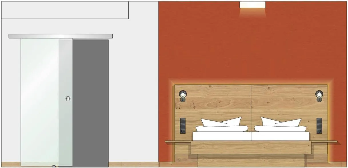 Photo of the whole room, Bed in Weinhotel Pfeffer & Salz