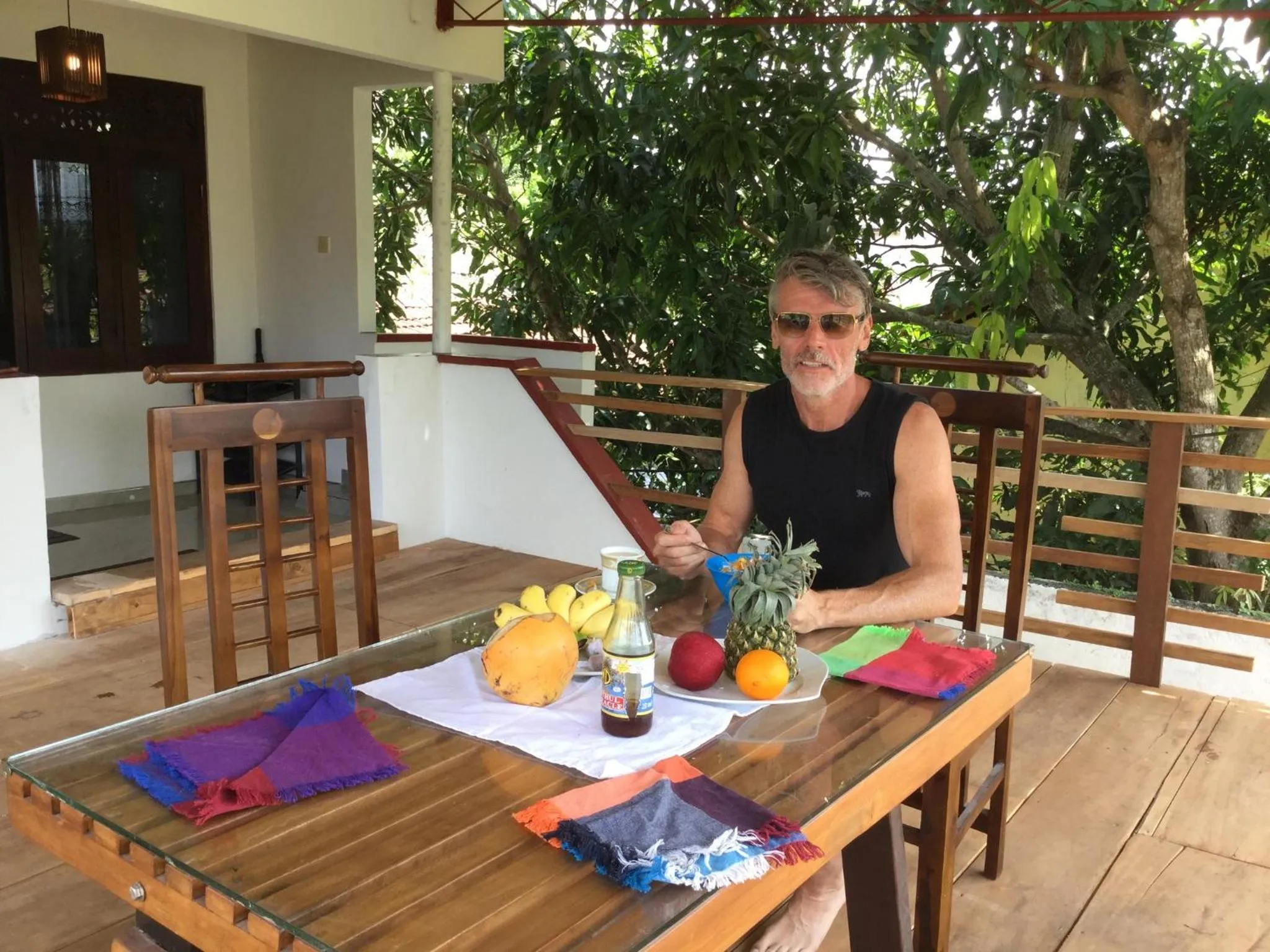 Asian breakfast in Sana Guest