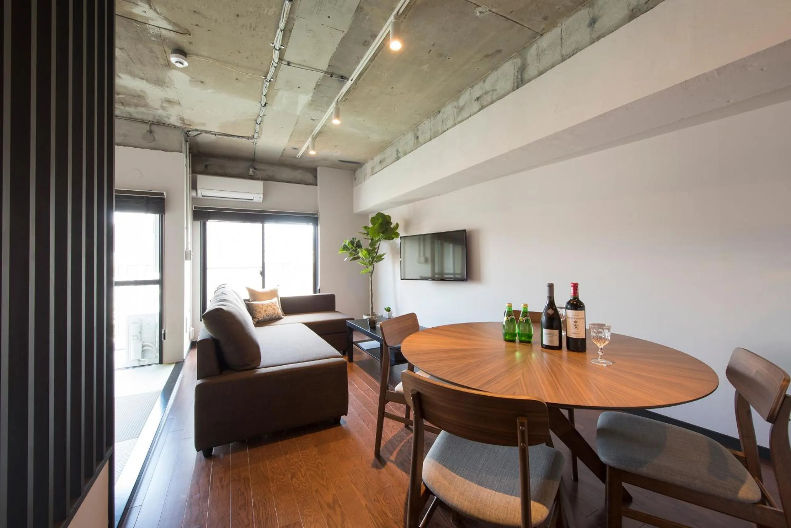 Living room in A Good Day Fukuoka Riverside