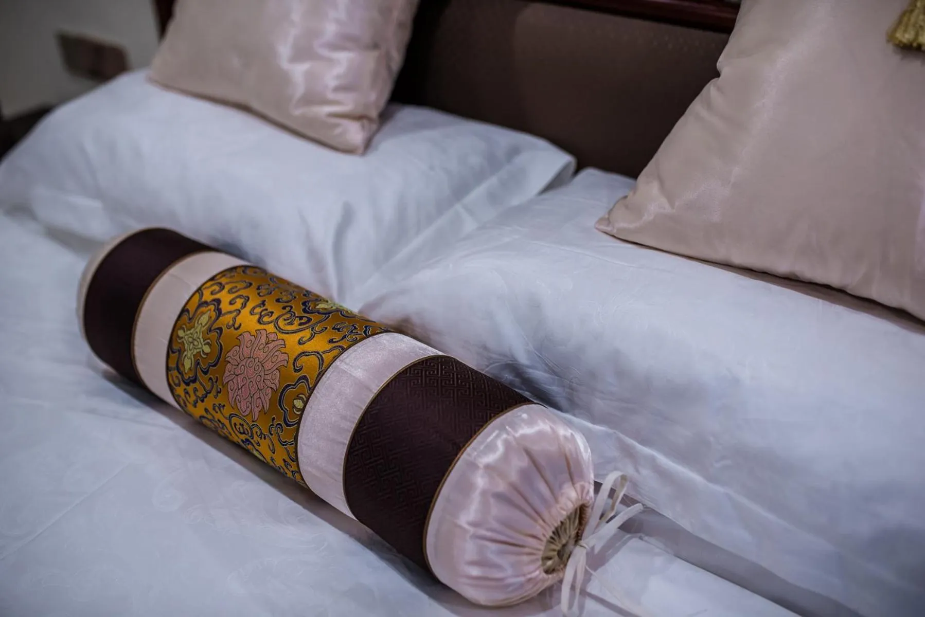 Bed in Hainan Jingshan Hotel