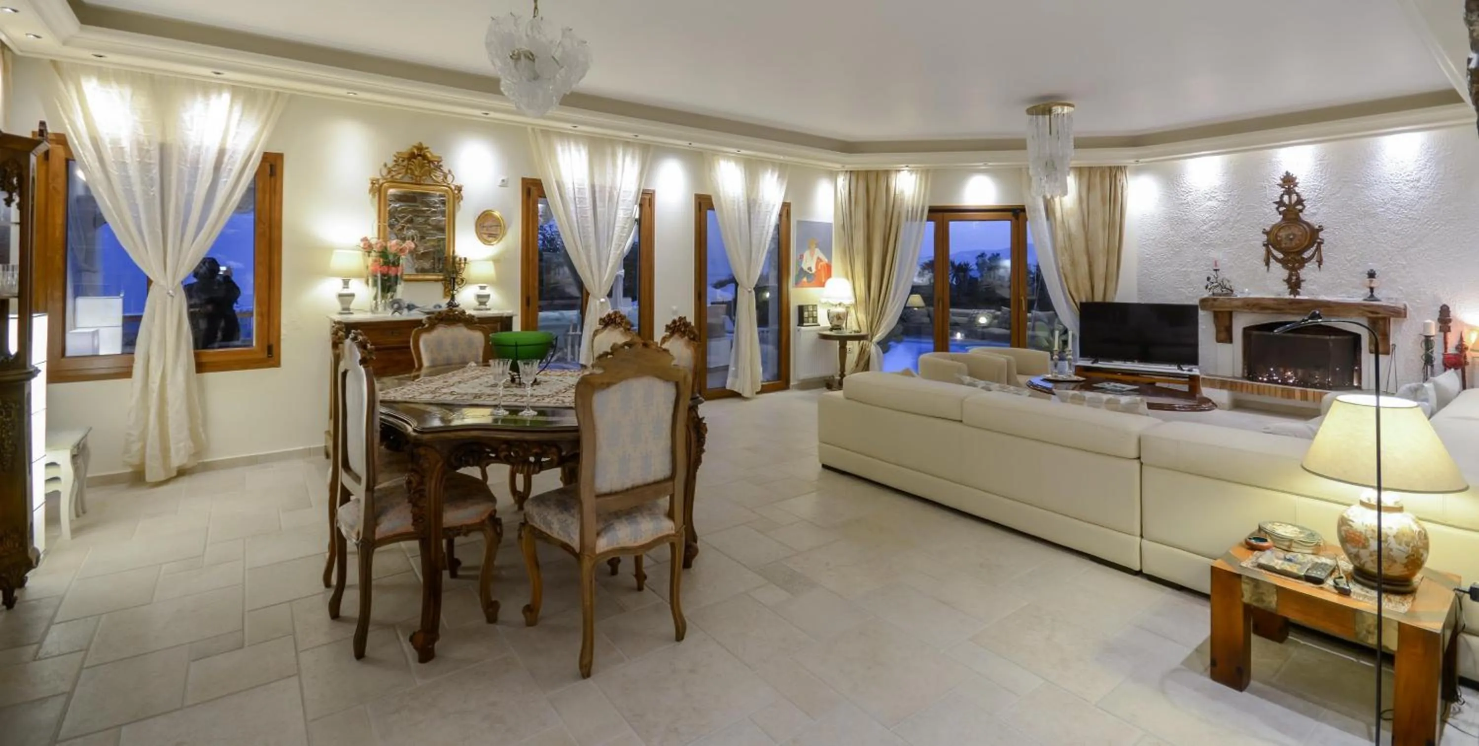 Living room in Villa Pari Manda