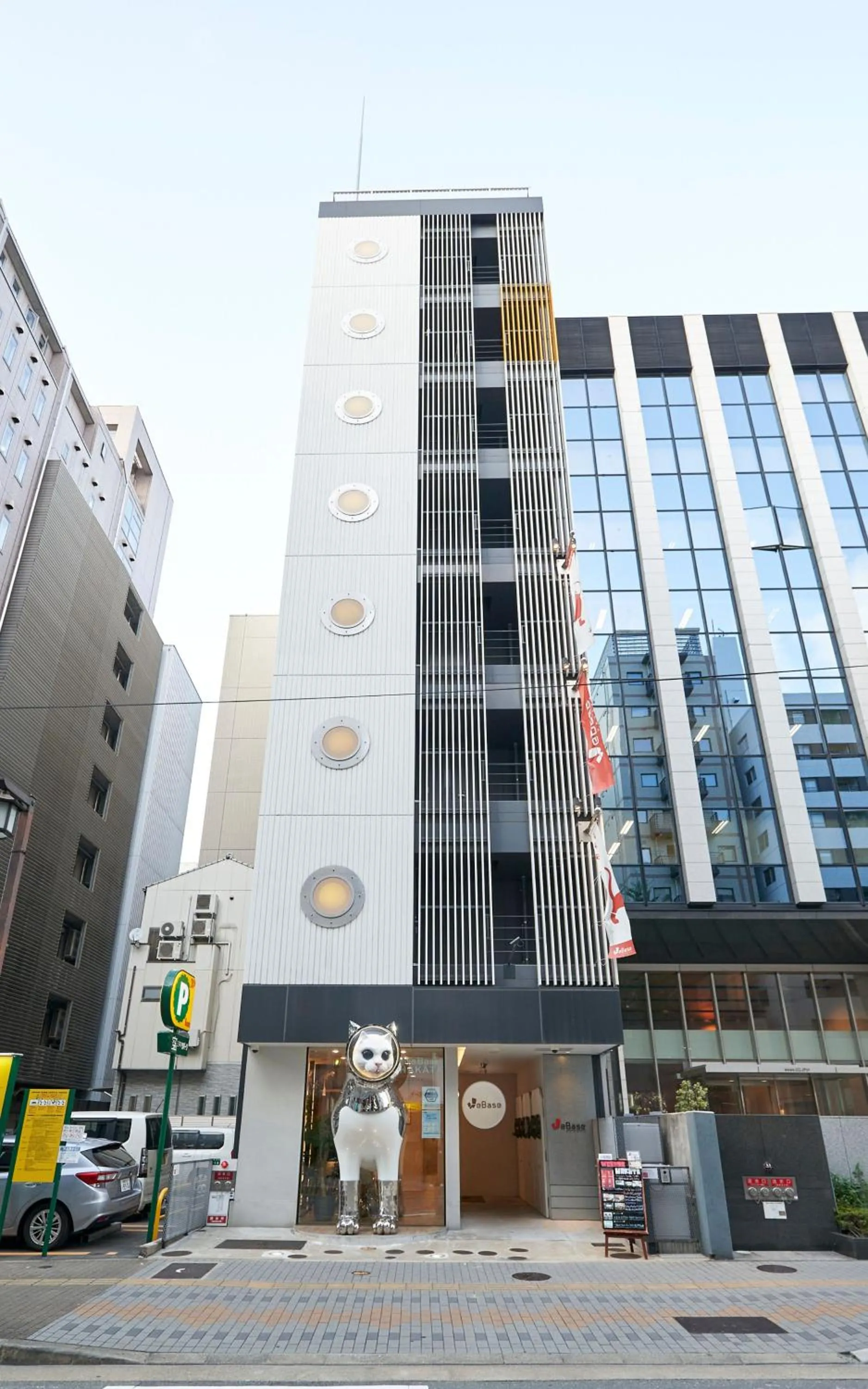 Property building in WeBase Hakata Hostel