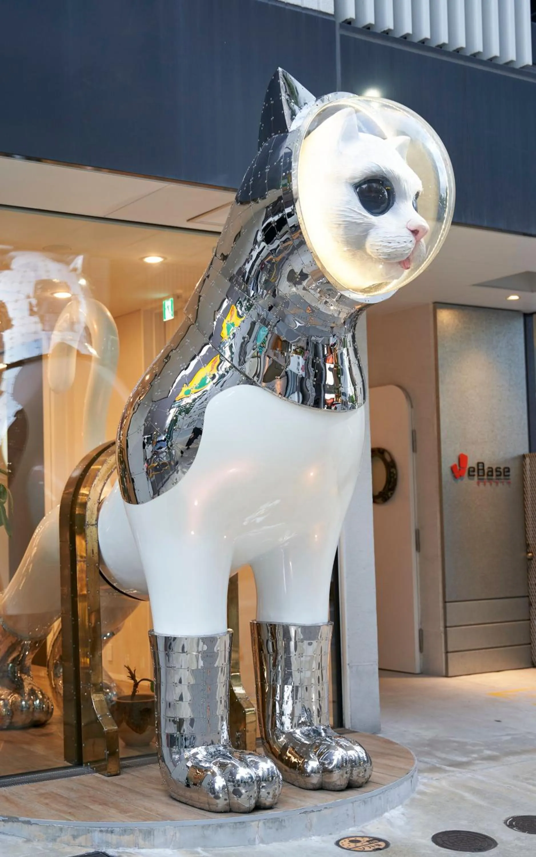 Facade/entrance in WeBase Hakata Hostel