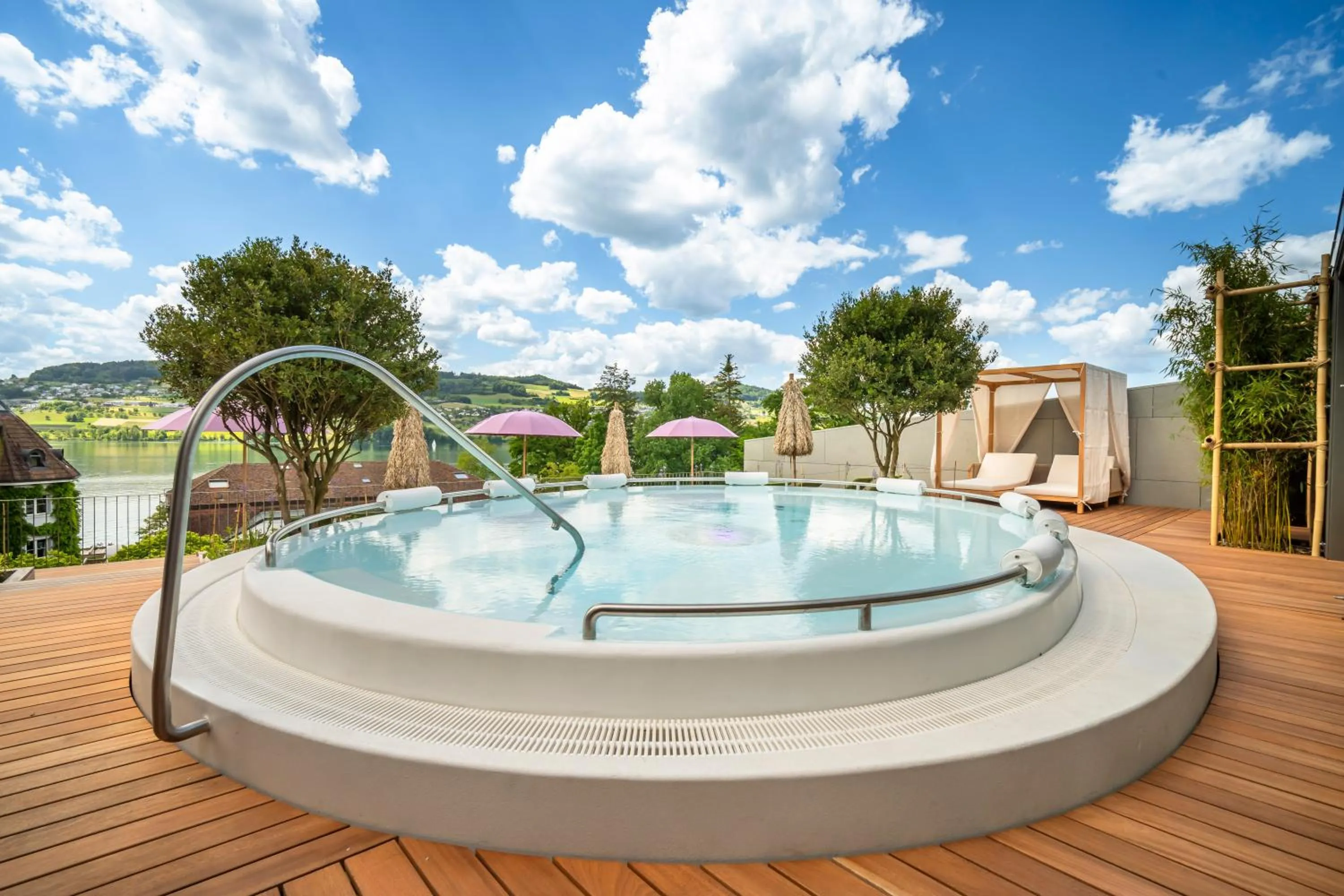 Swimming pool in Seerose Resort & Spa