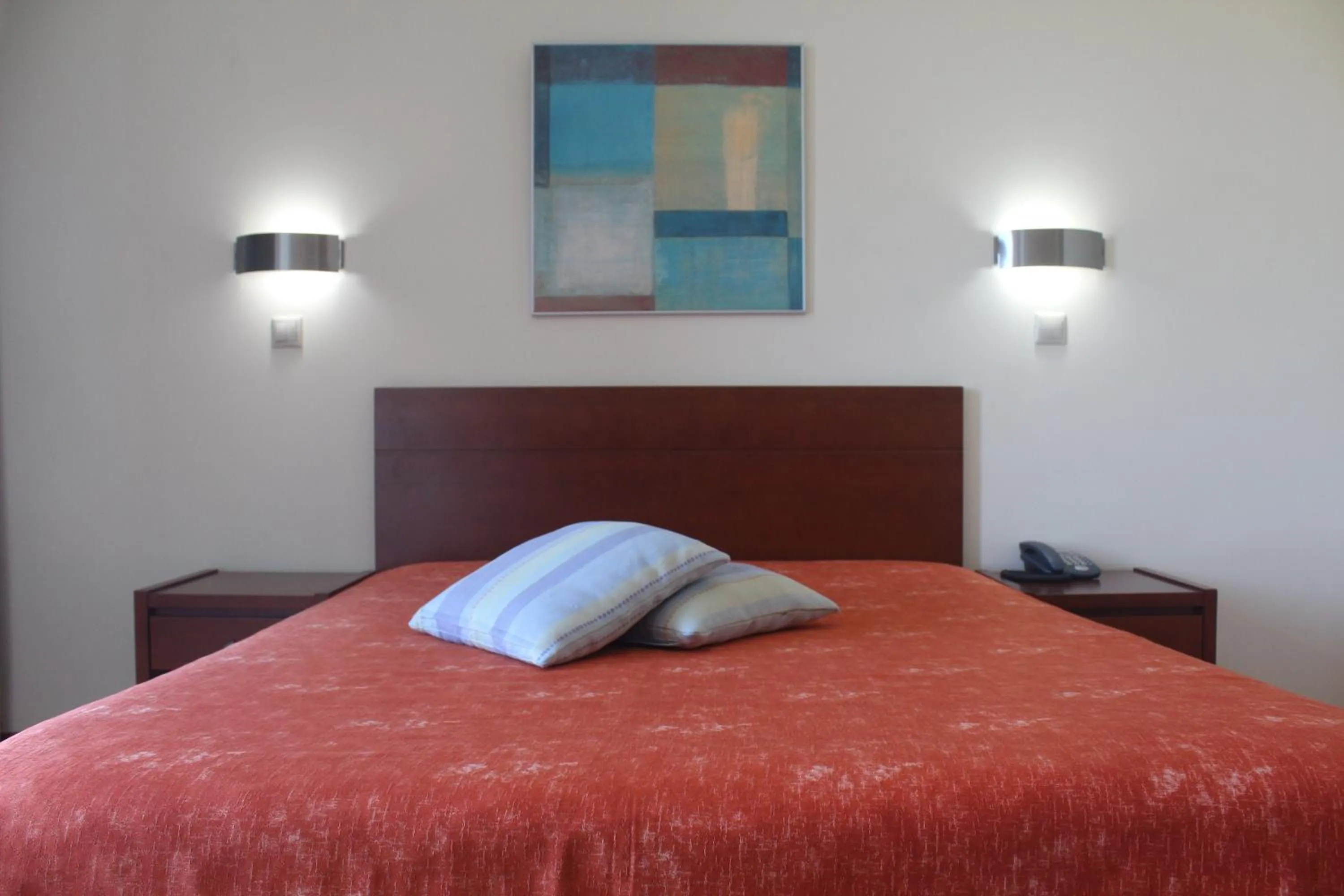 Bed in Hotel Dom Afonso - Monção