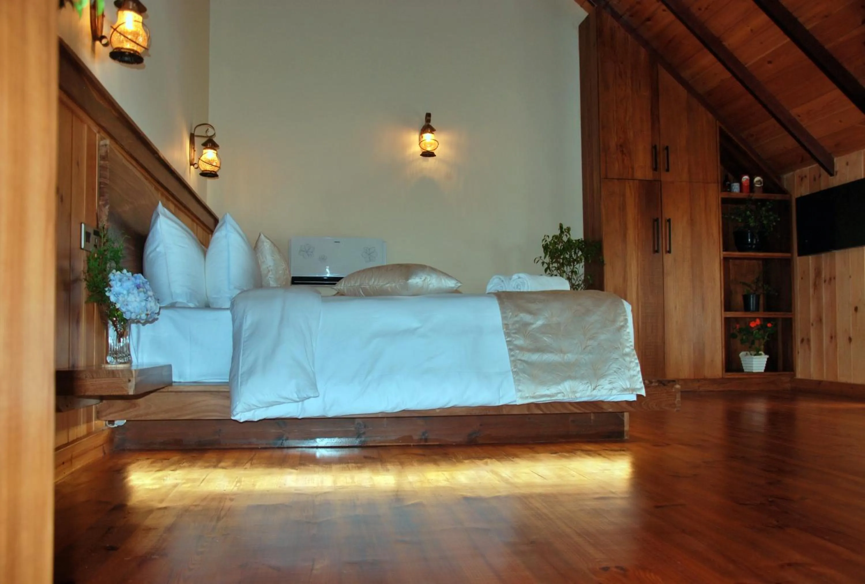 Bedroom, Bed in Cottage San Francesco