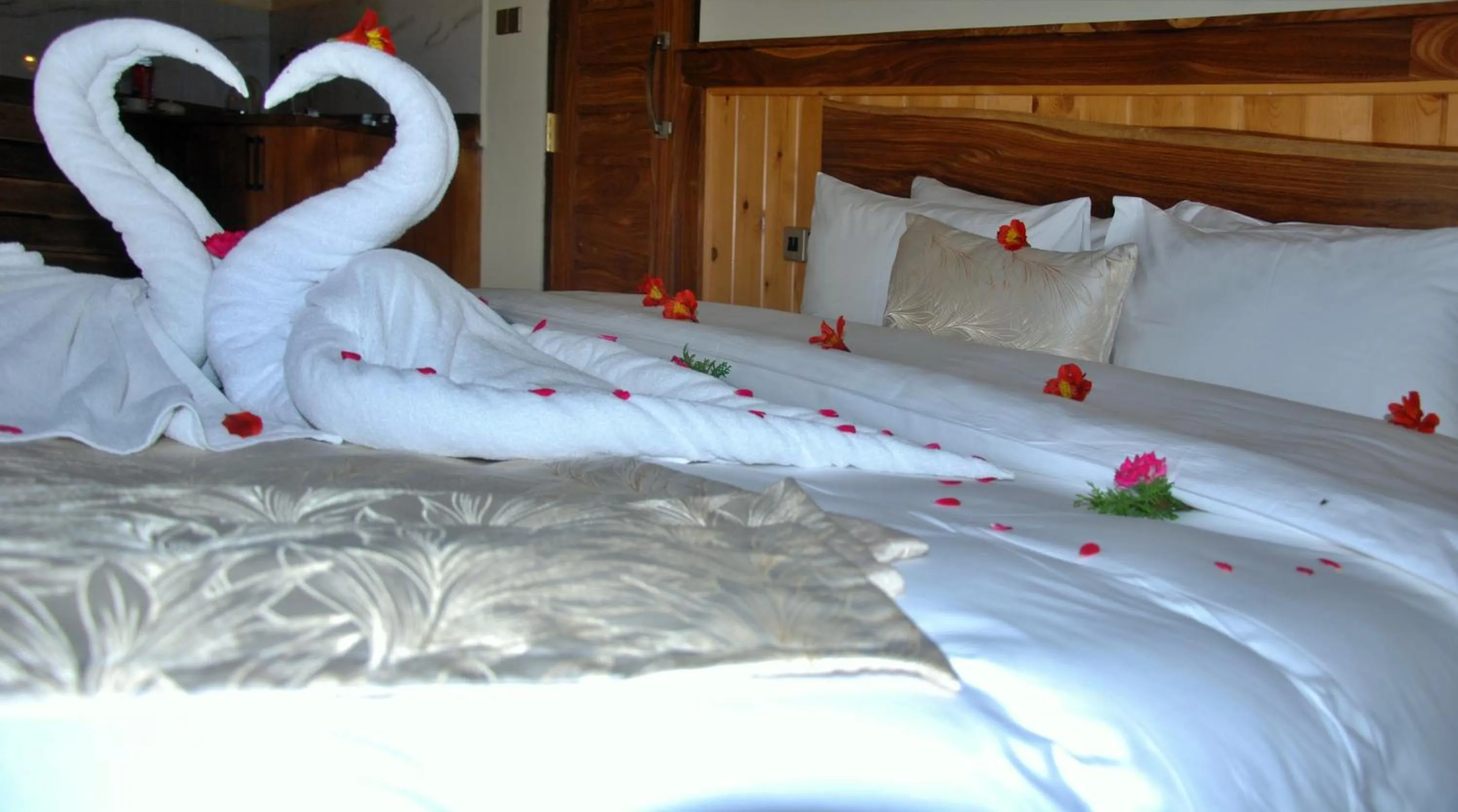 Decorative detail, Bed in Cottage San Francesco