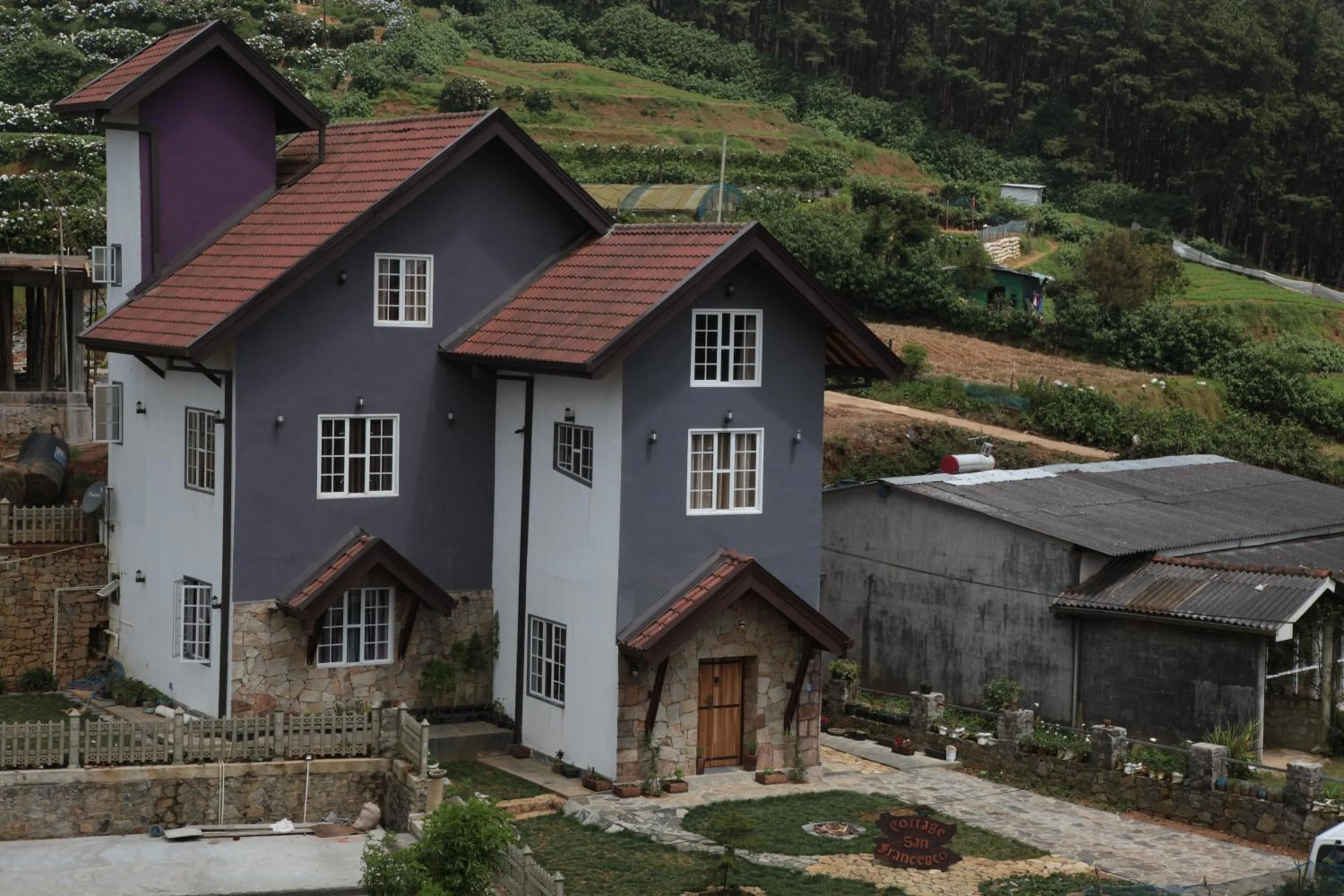 Bird's eye view in Cottage San Francesco