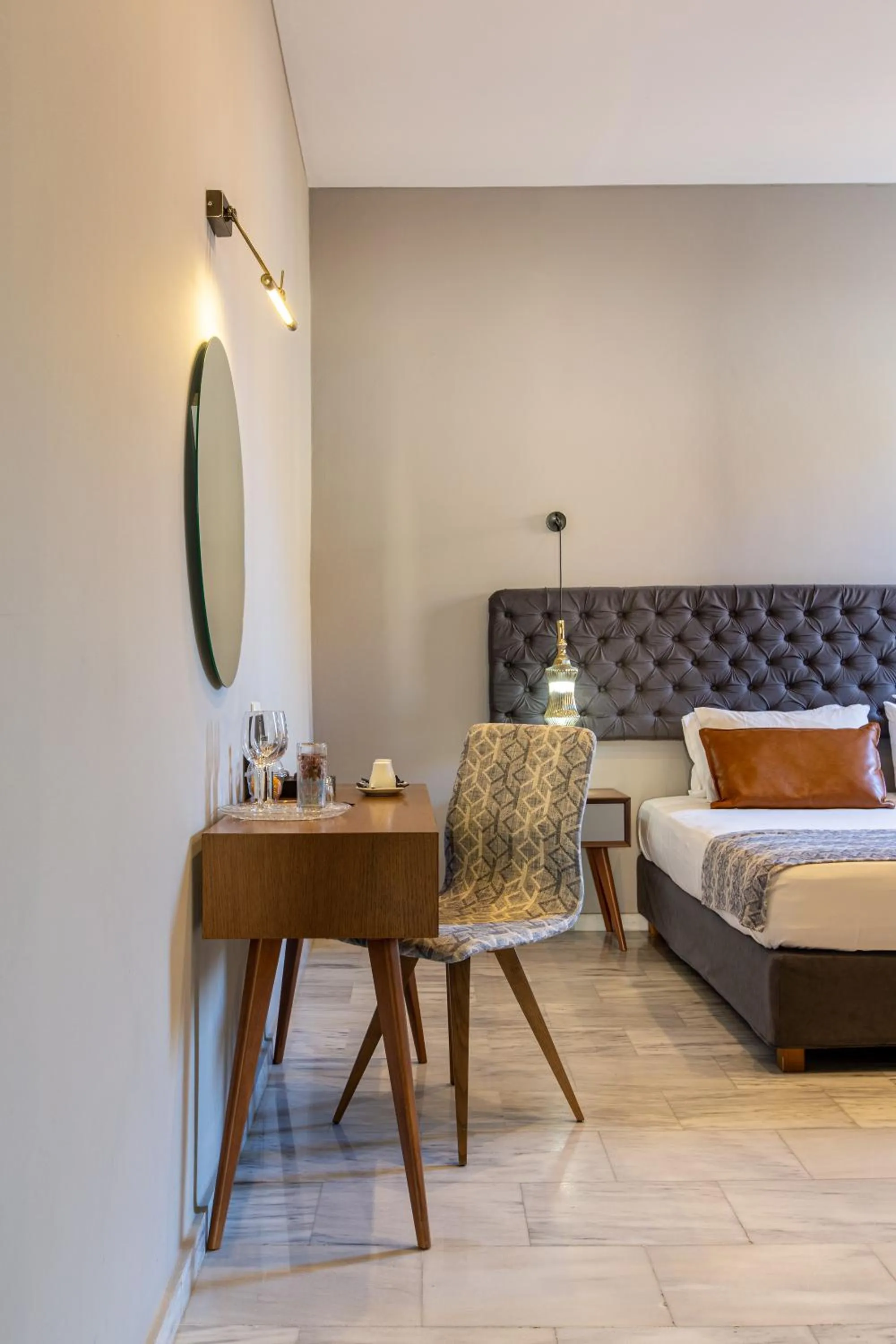 Bed in Minaret Suites and Apartments