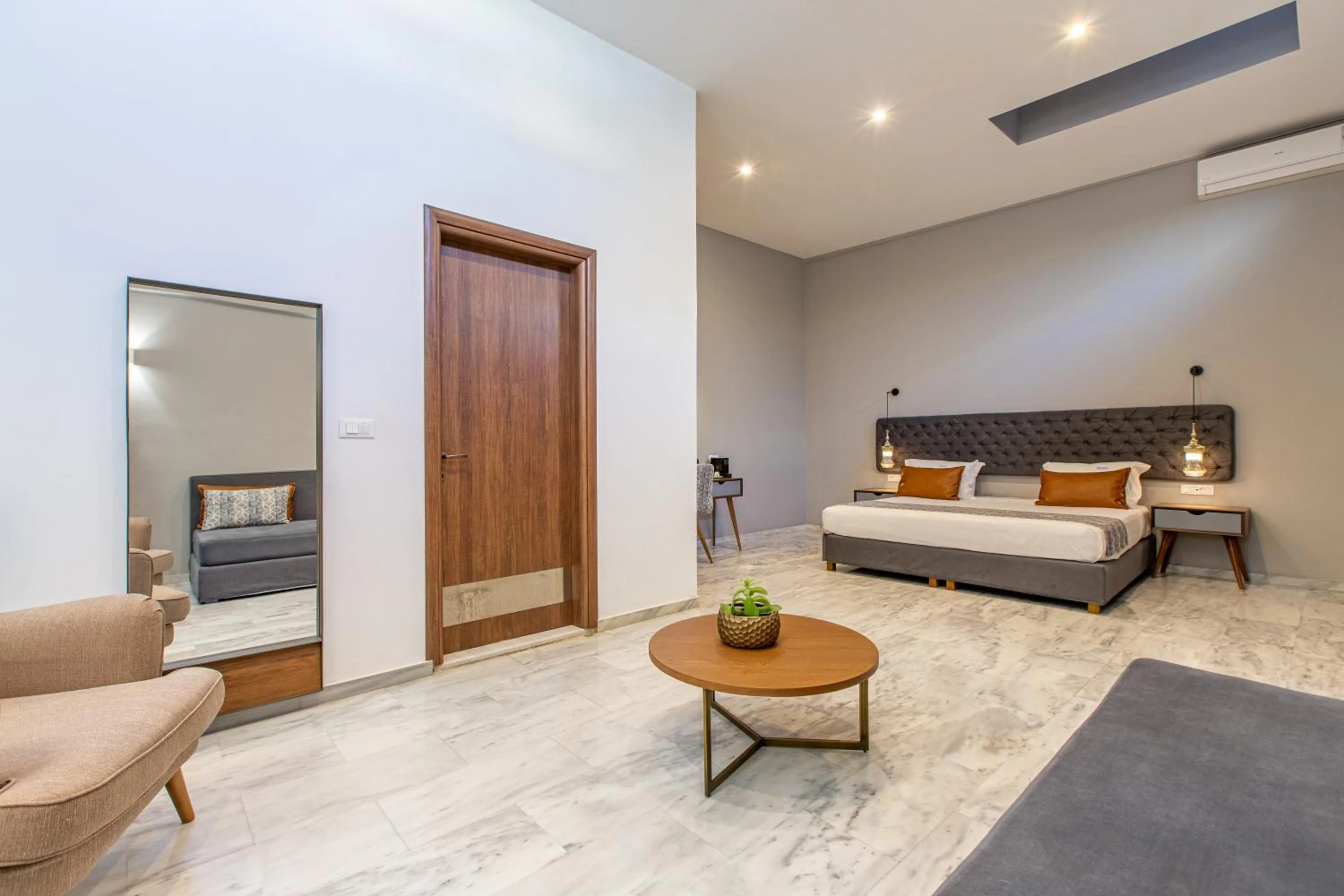 Bed in Minaret Suites and Apartments