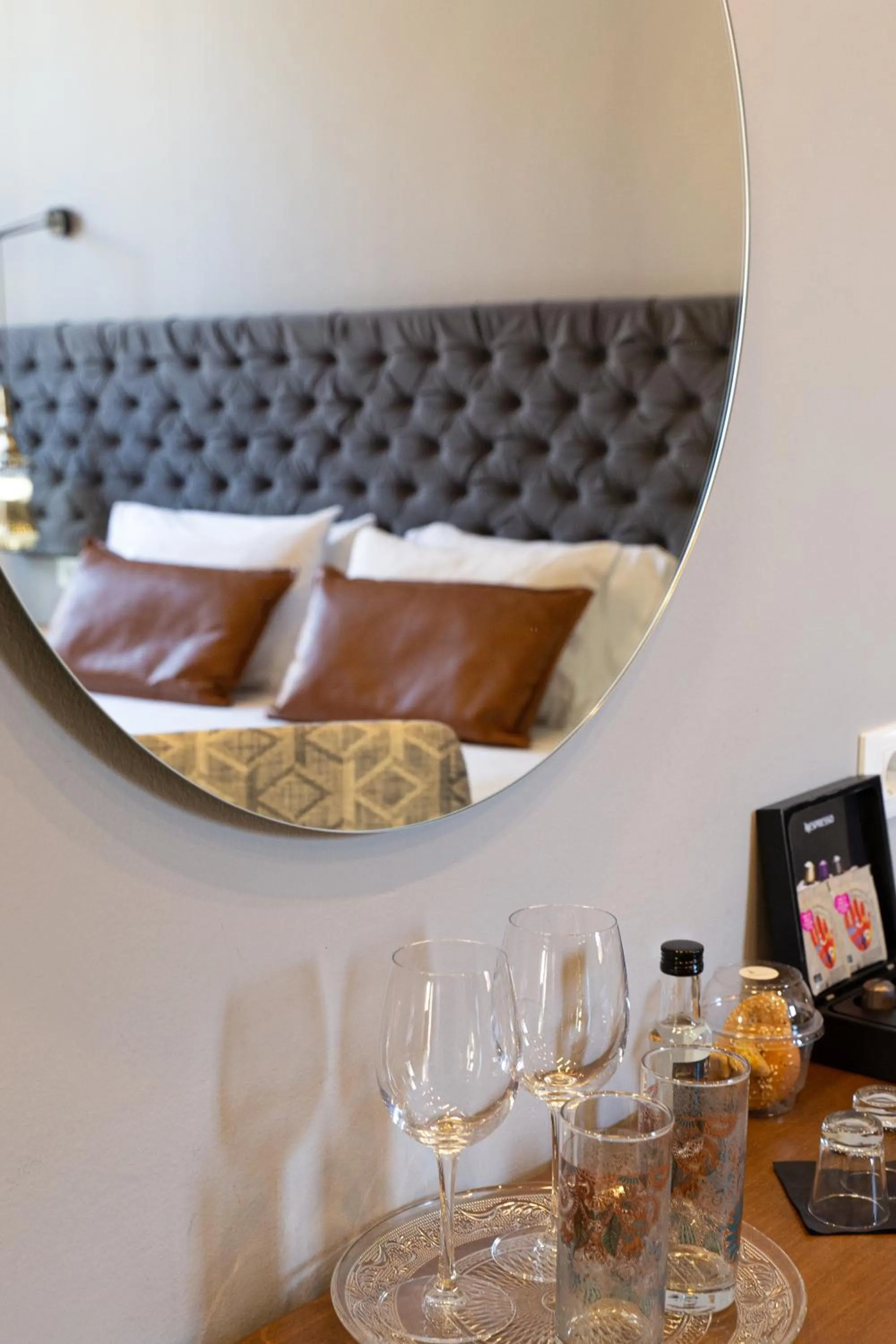 Bed in Minaret Suites and Apartments