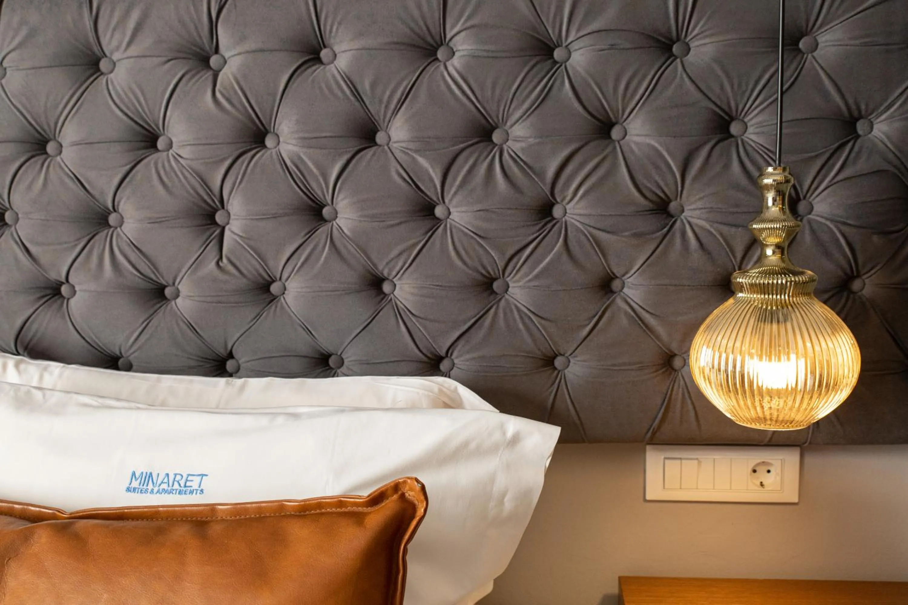 Bed in Minaret Suites and Apartments