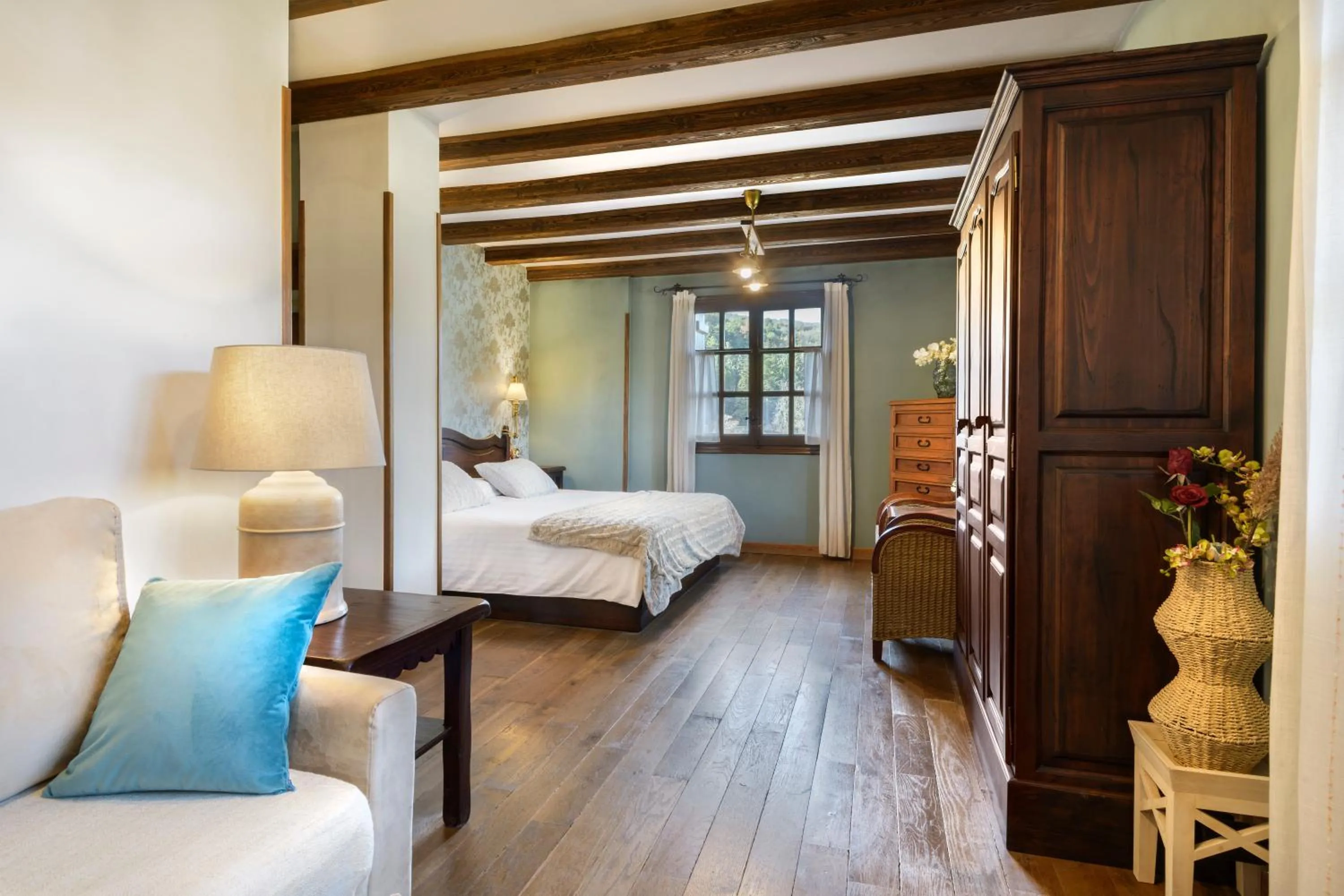 Bed in Hotel Rural El Mirador de los Pirineos