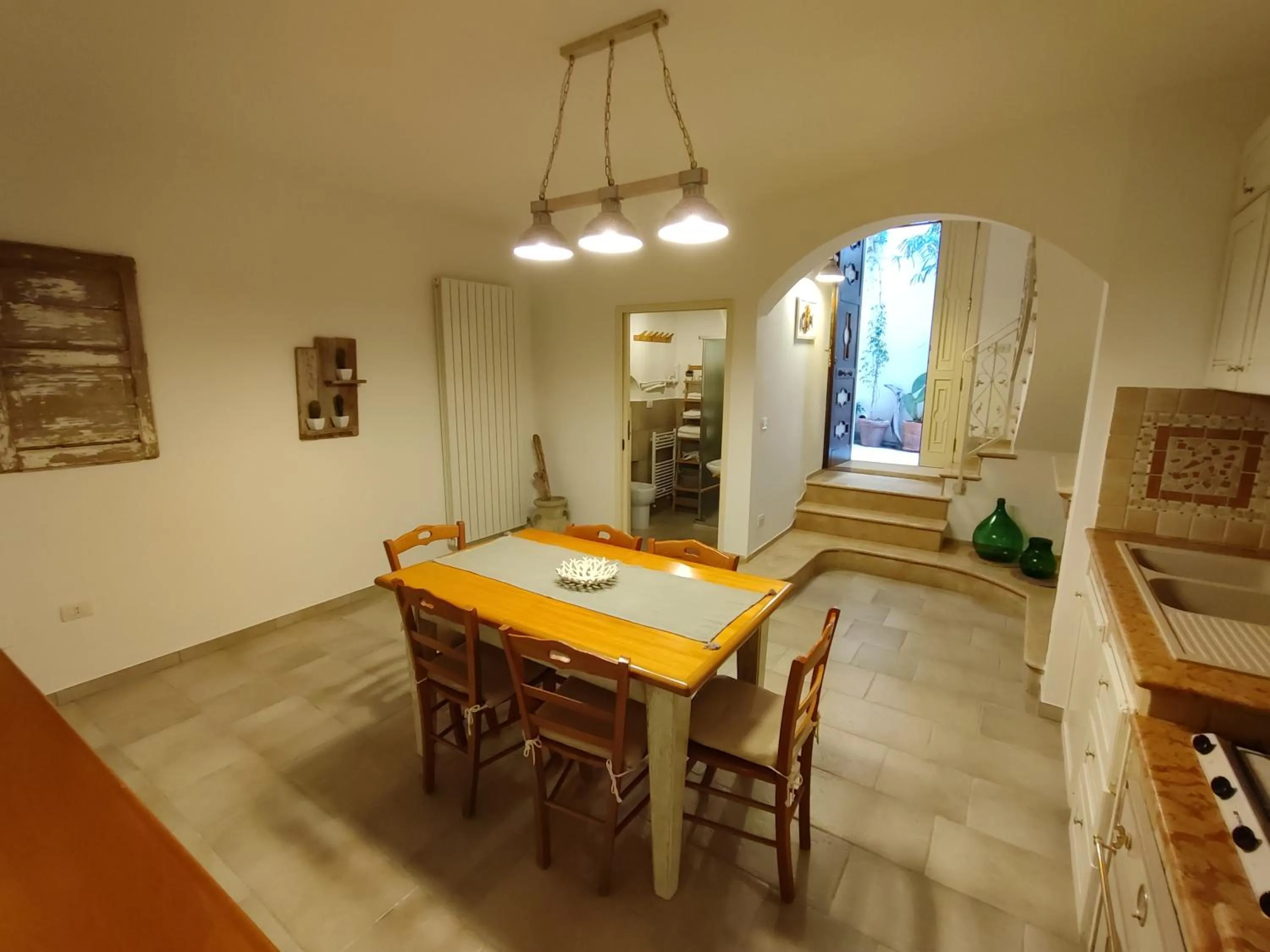 Kitchen or kitchenette in B&B Punta Cutieri