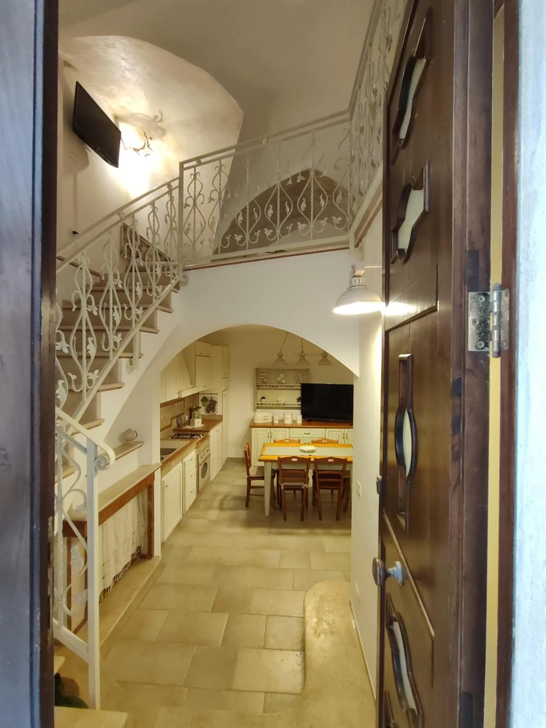 Kitchen or kitchenette in B&B Punta Cutieri