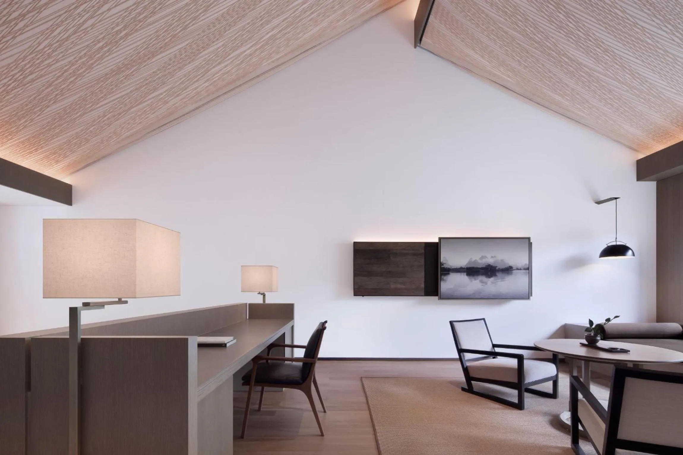 Seating area in Yangshuo Sugar House