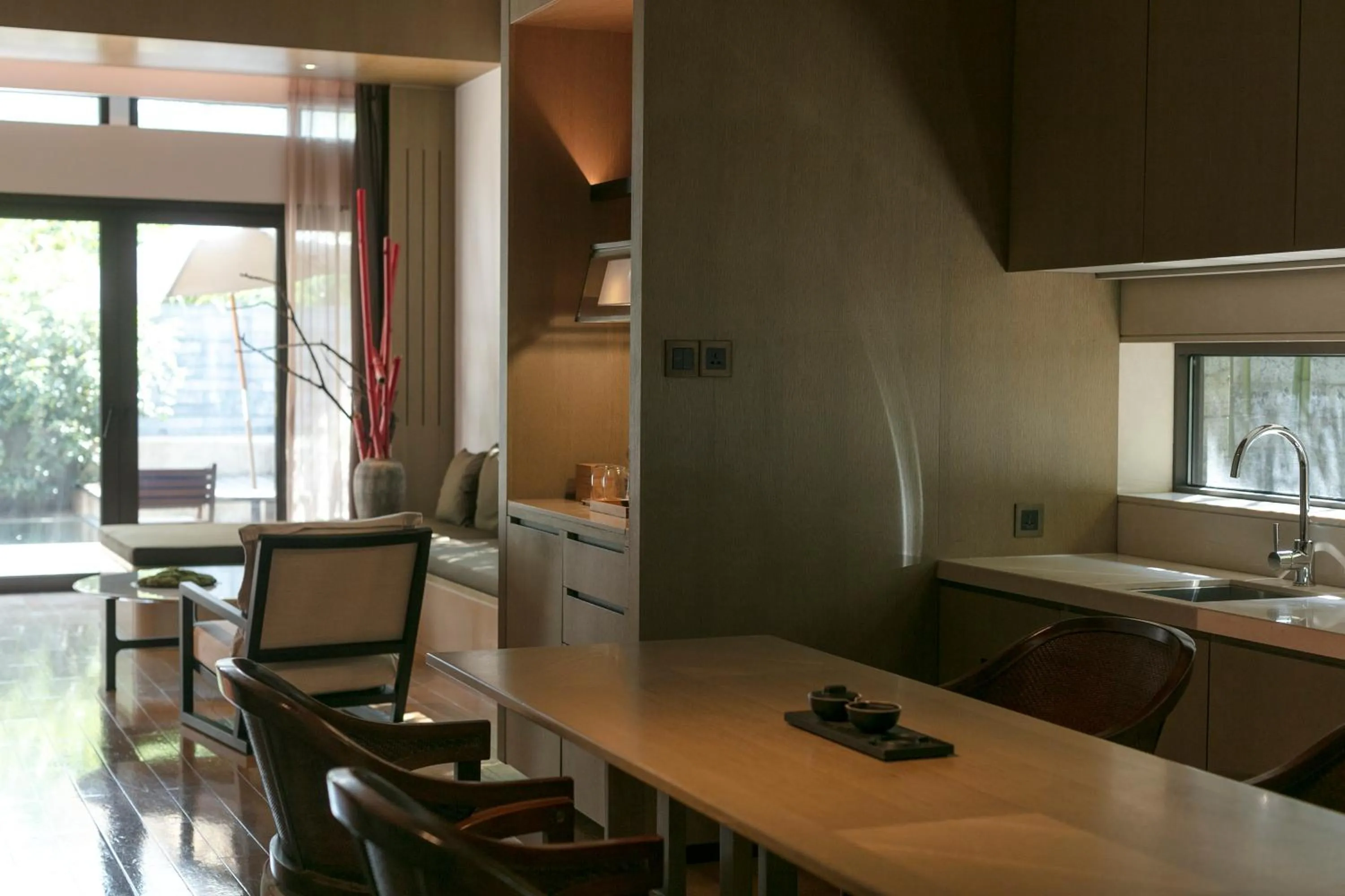 Living room in Yangshuo Sugar House