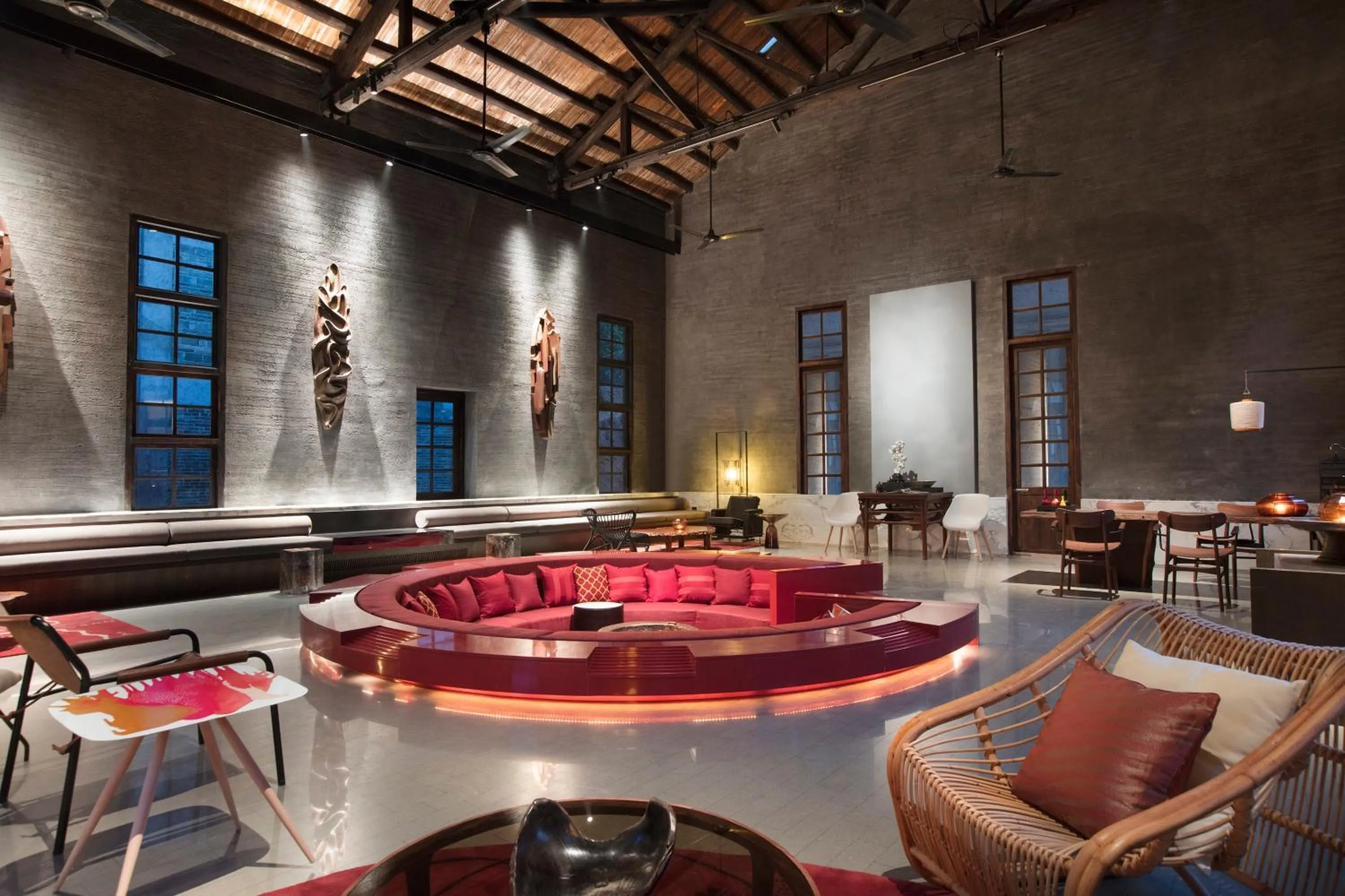 Lobby or reception in Yangshuo Sugar House