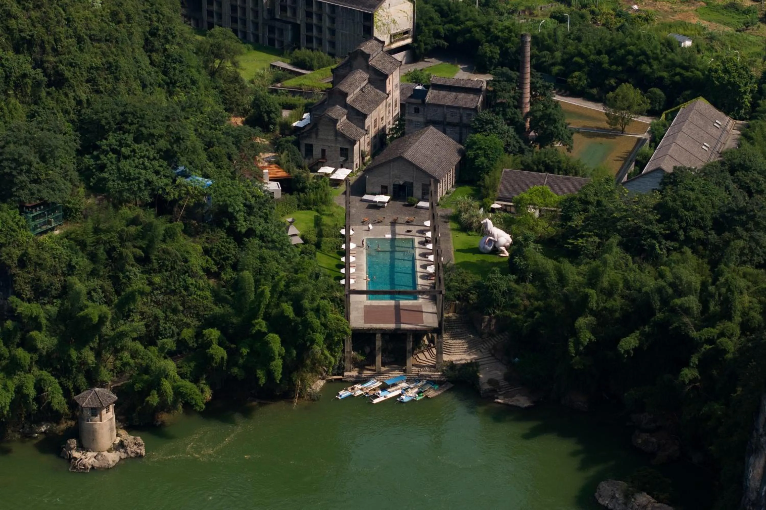 Off site in Yangshuo Sugar House