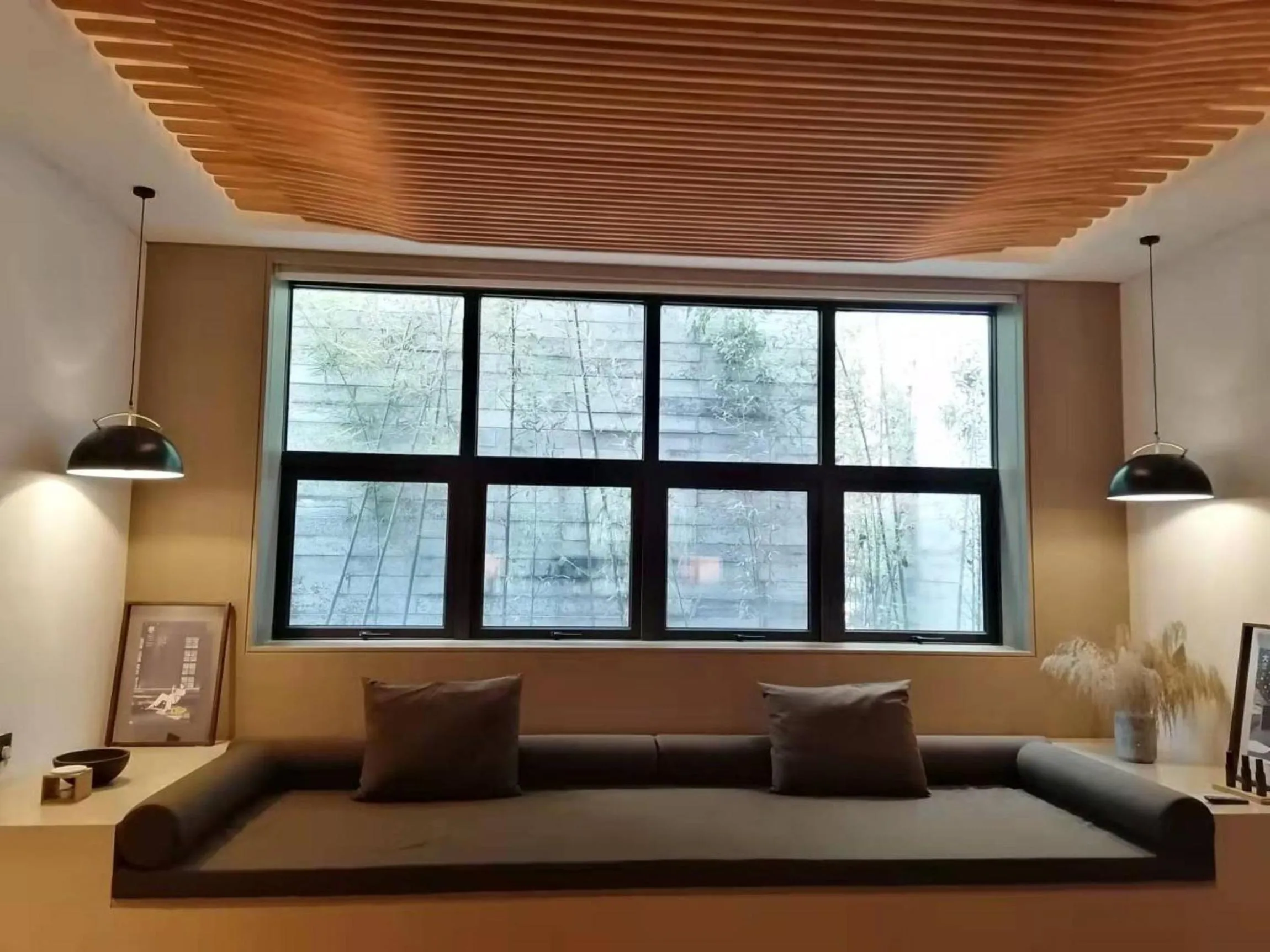 Seating area in Yangshuo Sugar House