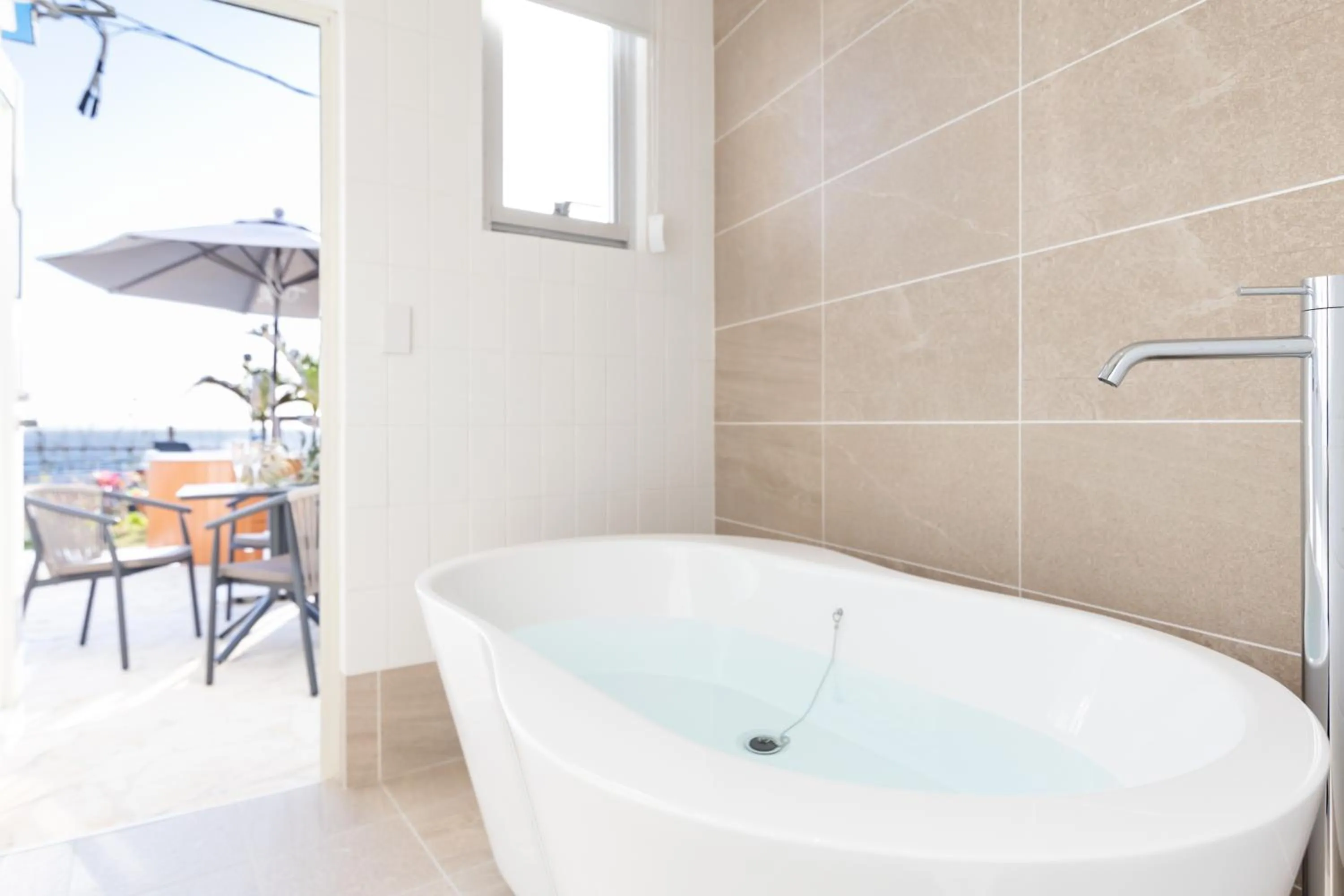 Bathroom in Crystal Villa ikema