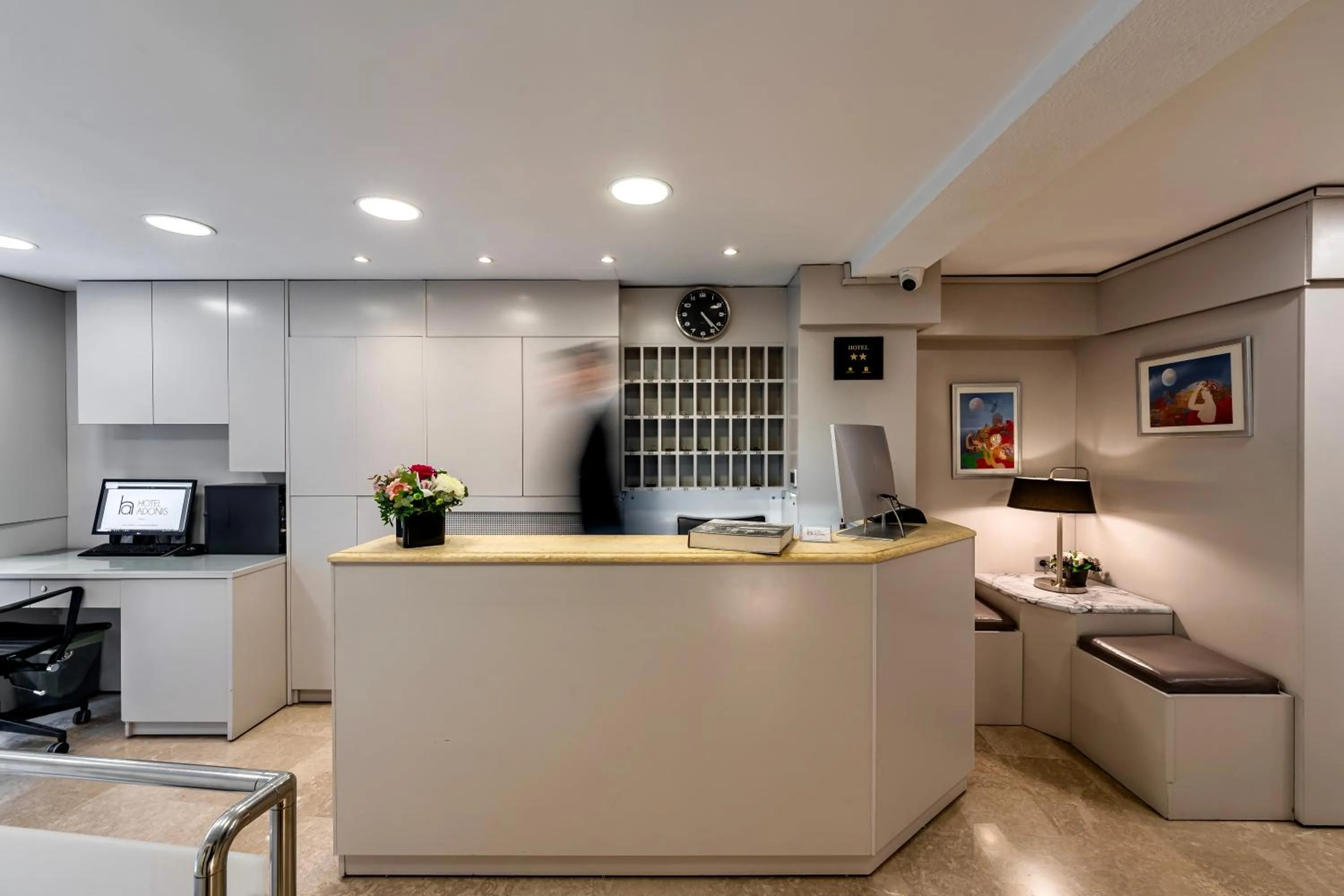 Lobby or reception in Hotel Adonis Athens