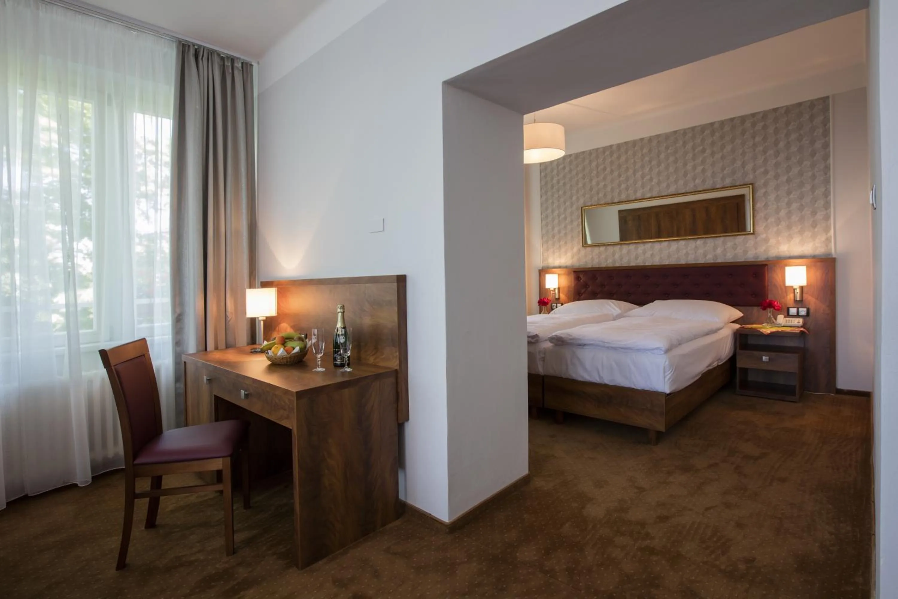 Bedroom in Hotel Bellevue Tlapak