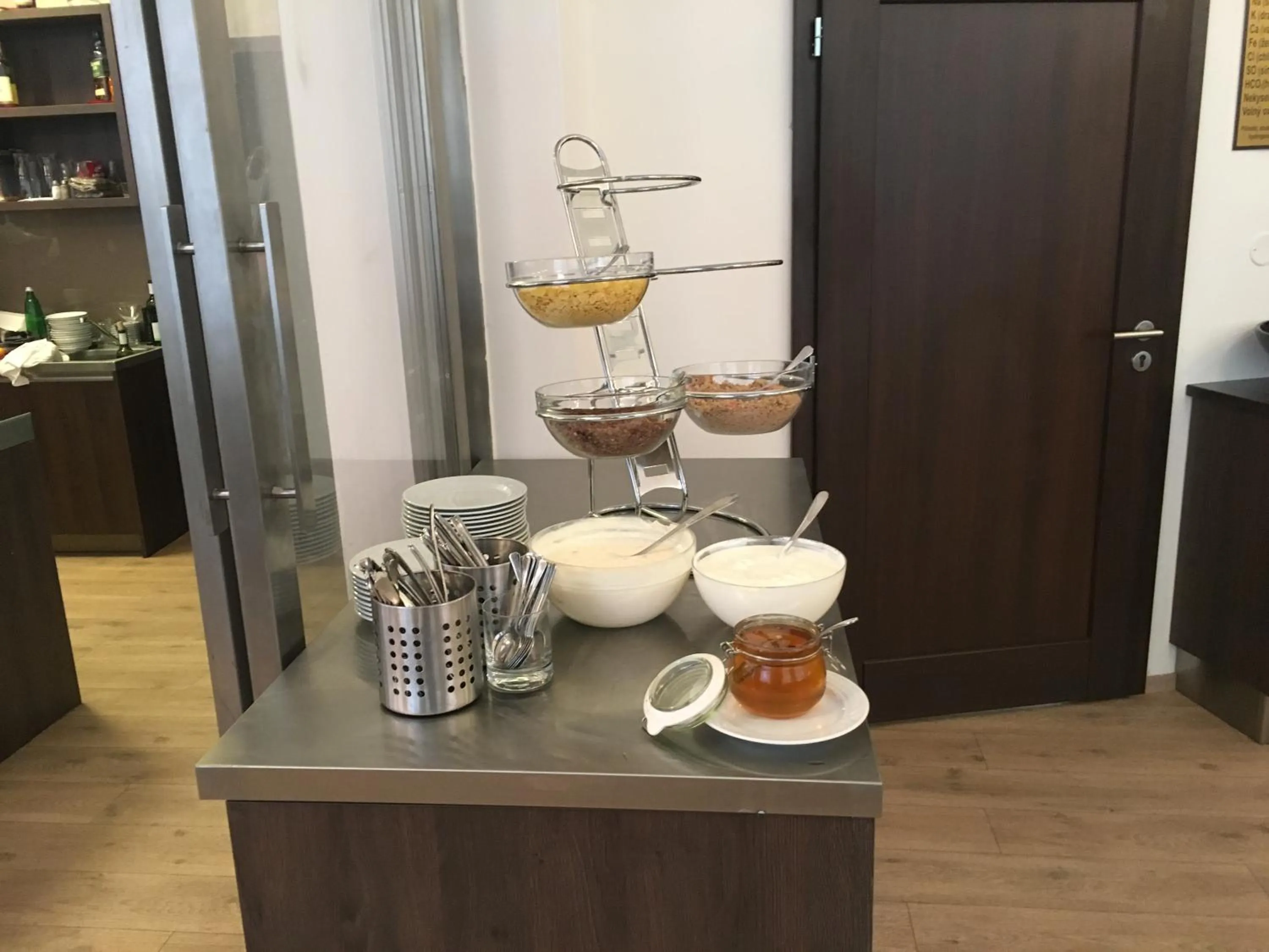 Continental breakfast in Hotel Bellevue Tlapak