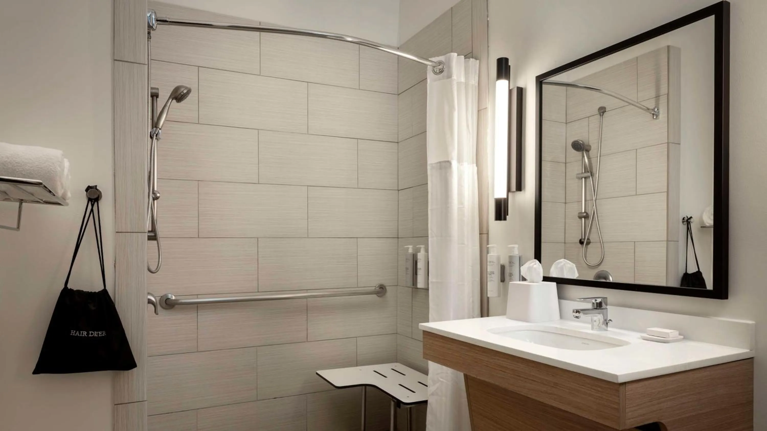 Bathroom in Spark By Hilton Houston Bush Intercontinental Airport