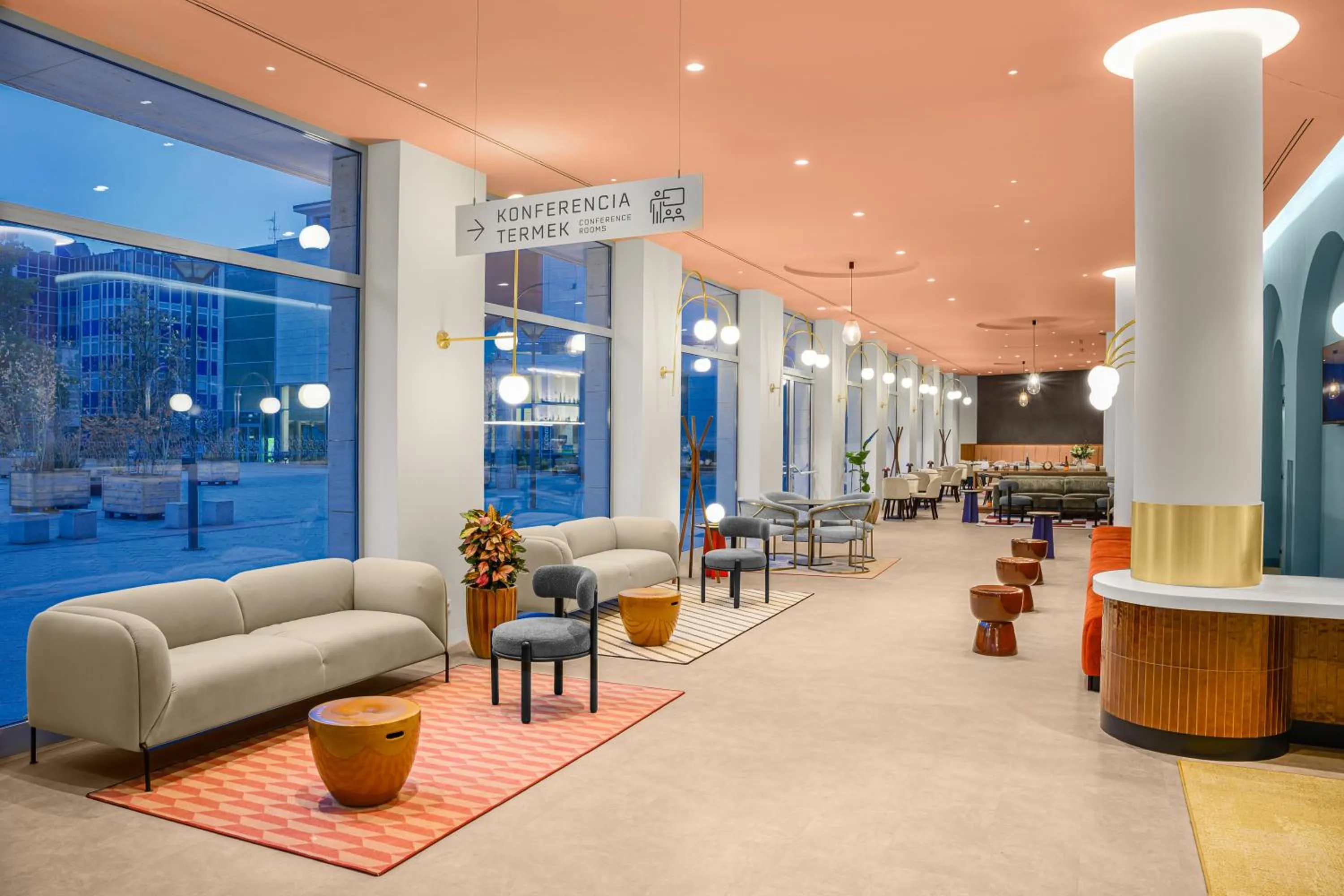 Seating area in Hotel Lycium Debrecen - Handwritten Collection