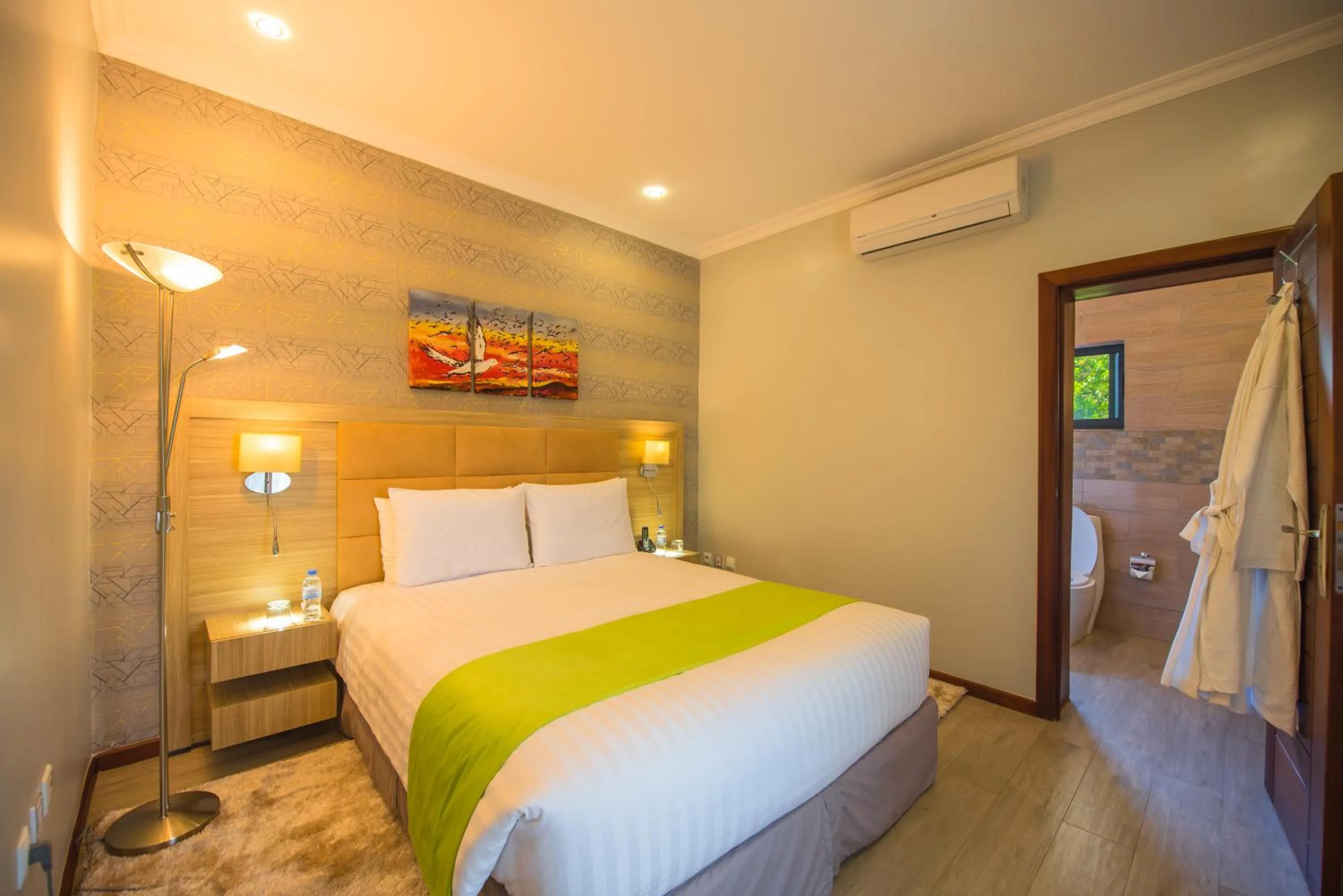 Bed in The Court Boutique Hotel