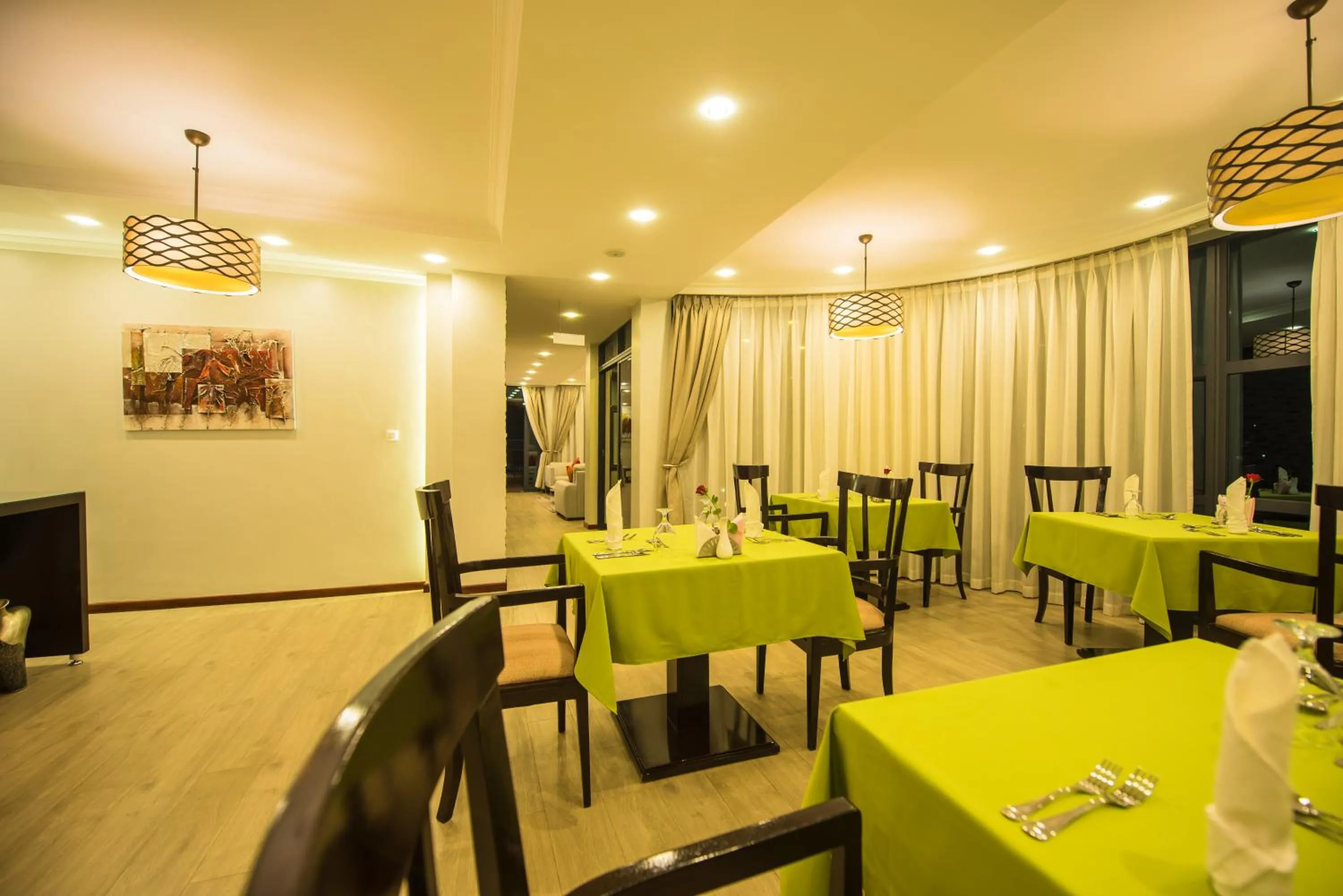 Dining area in The Court Boutique Hotel