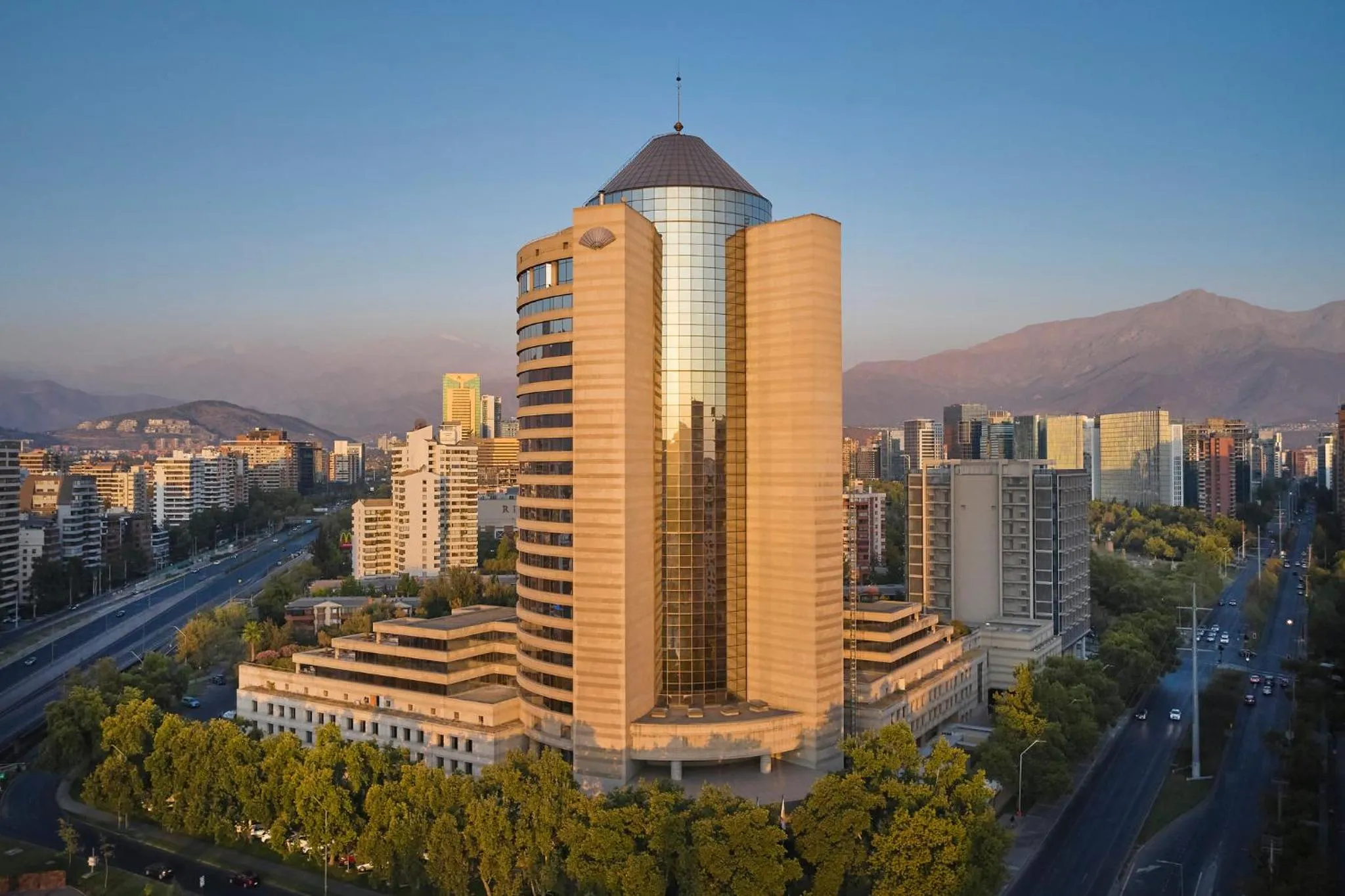 Bird's eye view in Mandarin Oriental, Santiago