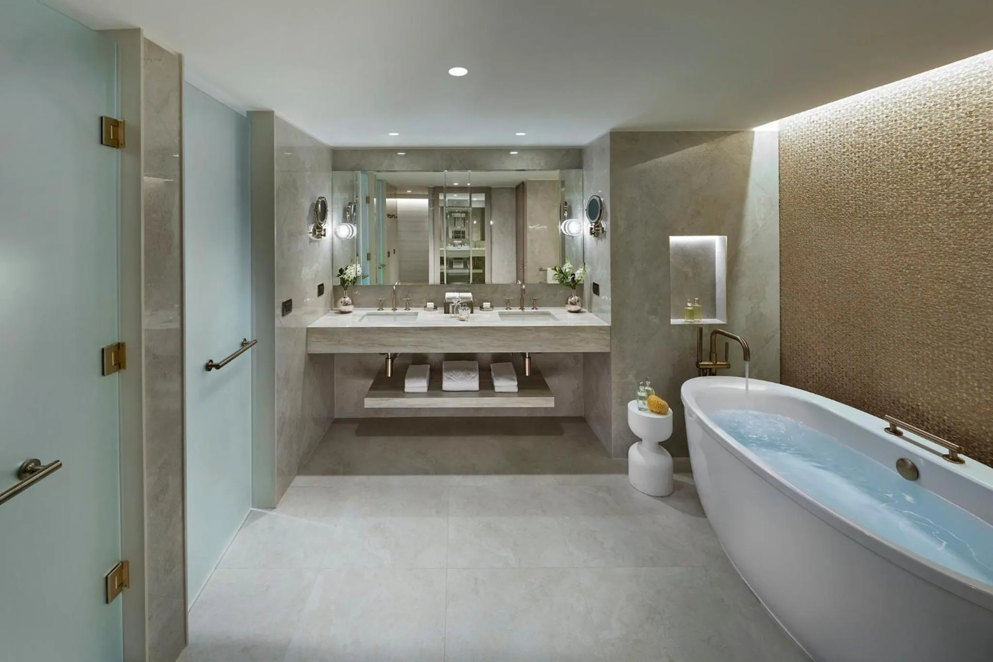 Bathroom in Mandarin Oriental, Santiago