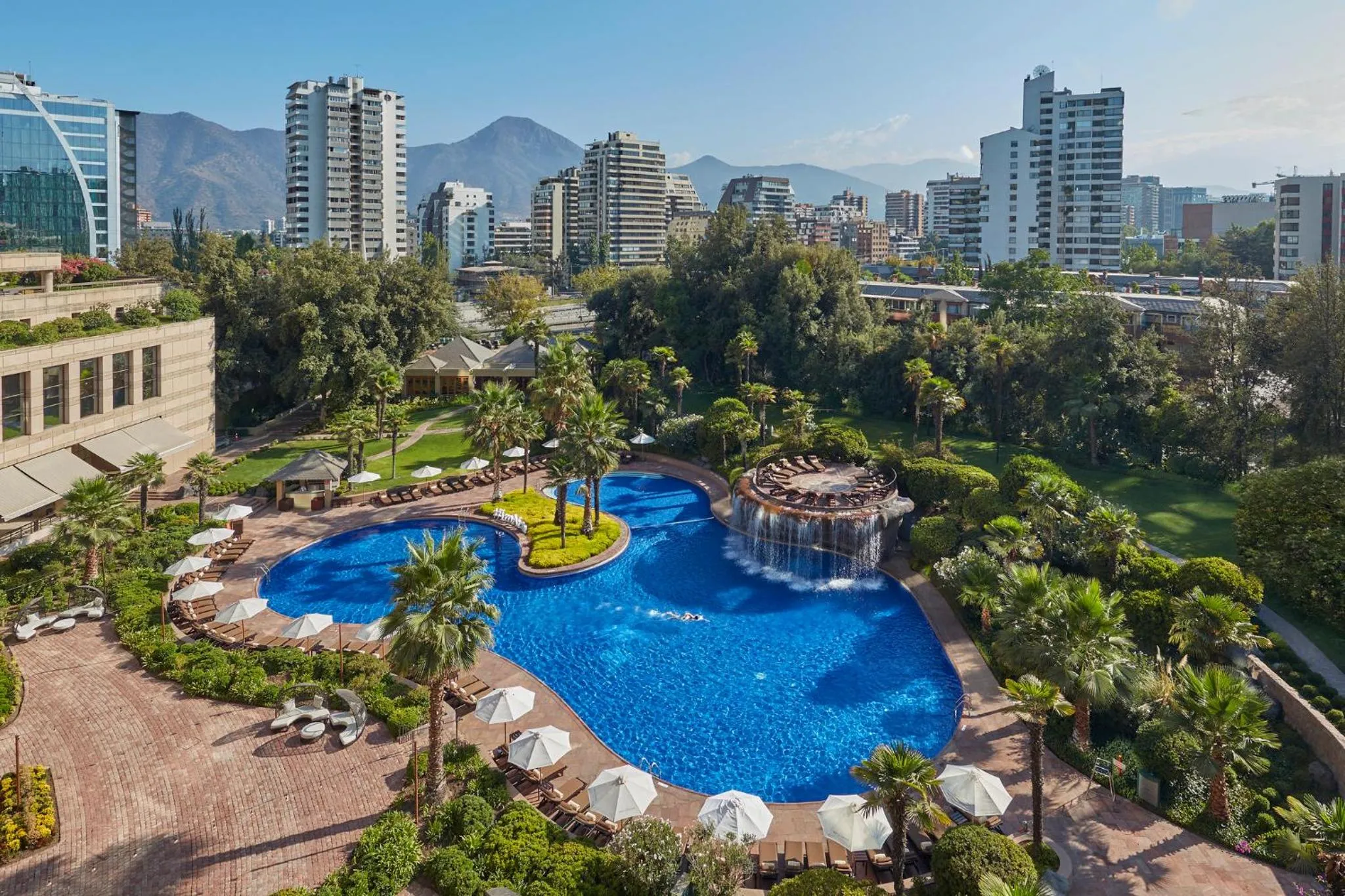 Swimming pool in Mandarin Oriental, Santiago