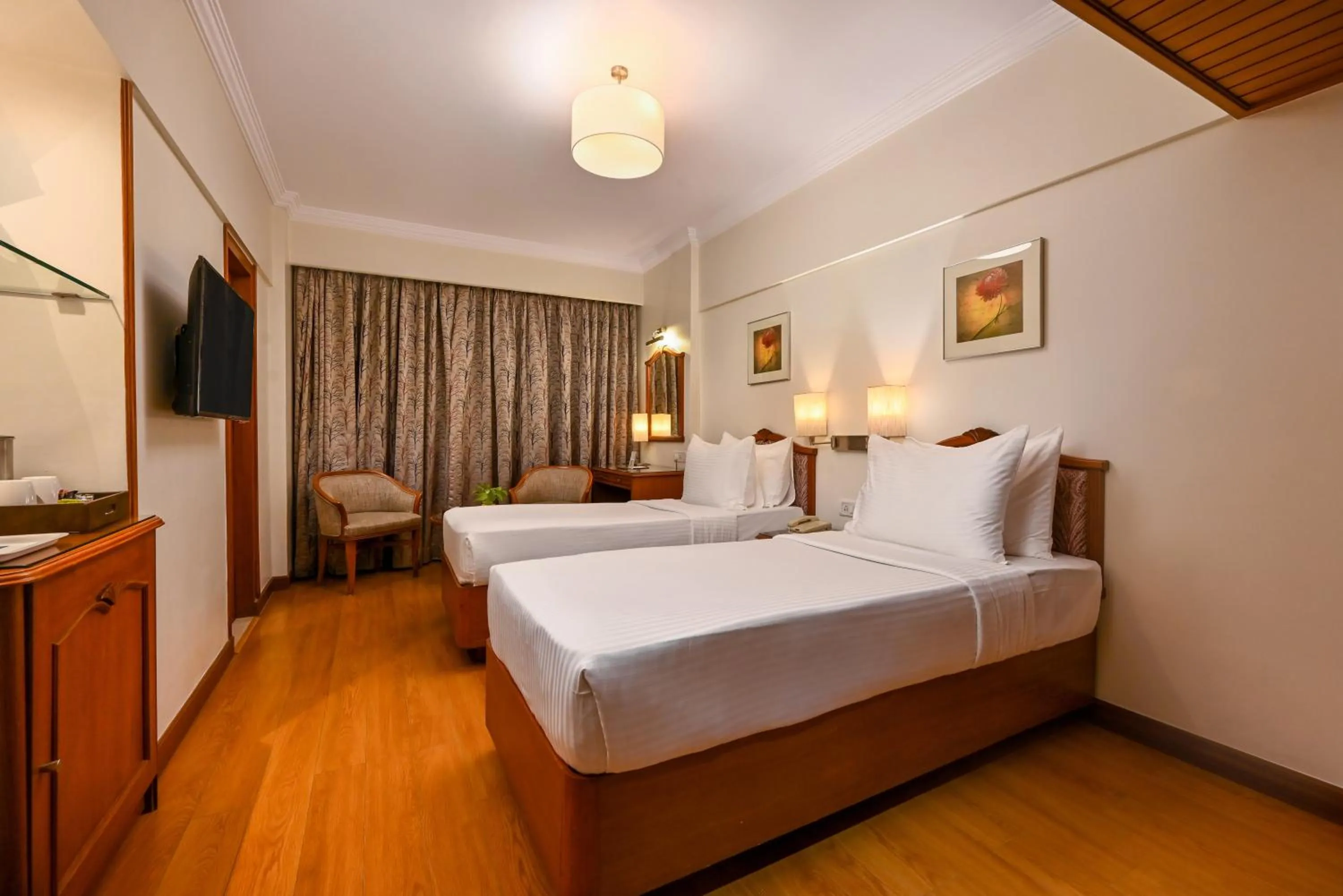 Bed in Fariyas Hotel Mumbai , Colaba