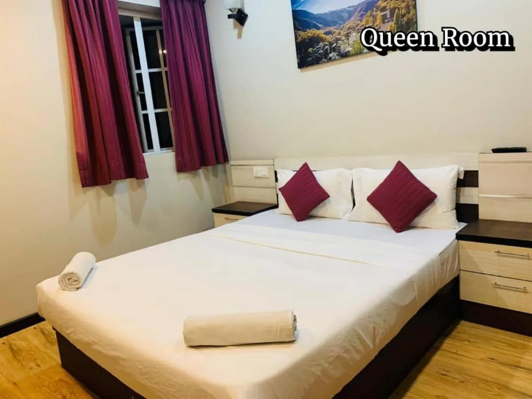 Bed in Zermatt Hotel