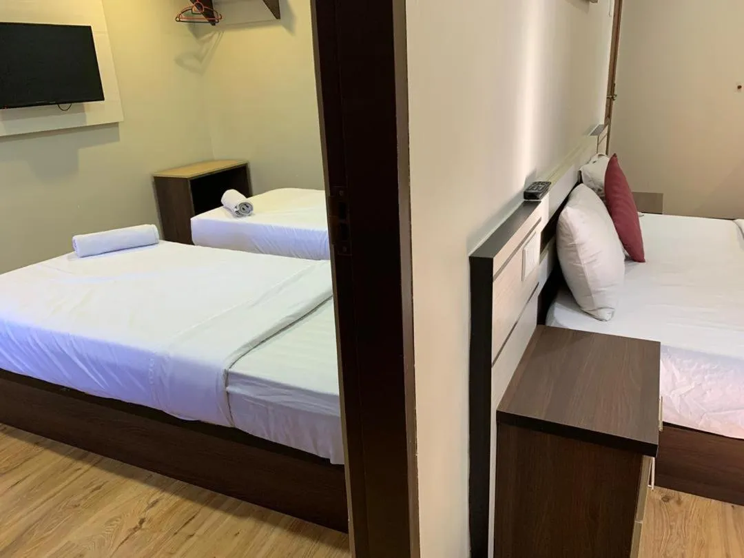 Bed in Zermatt Hotel