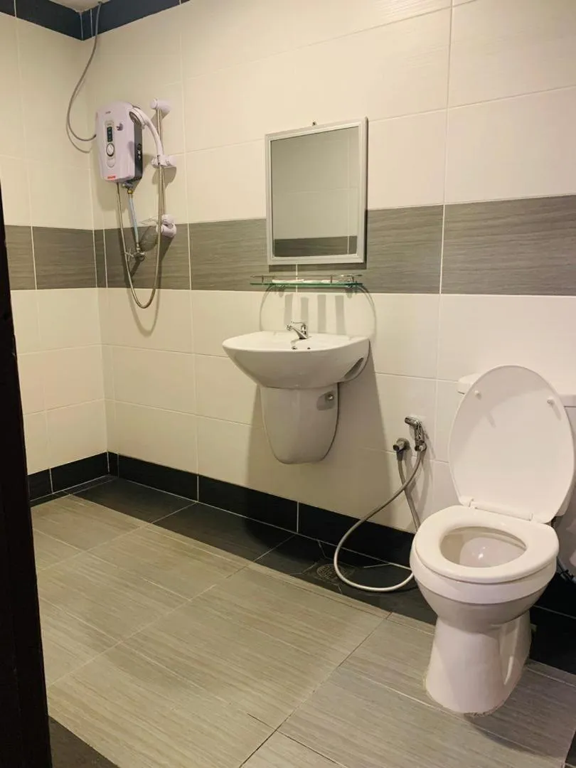 Shower in Zermatt Hotel